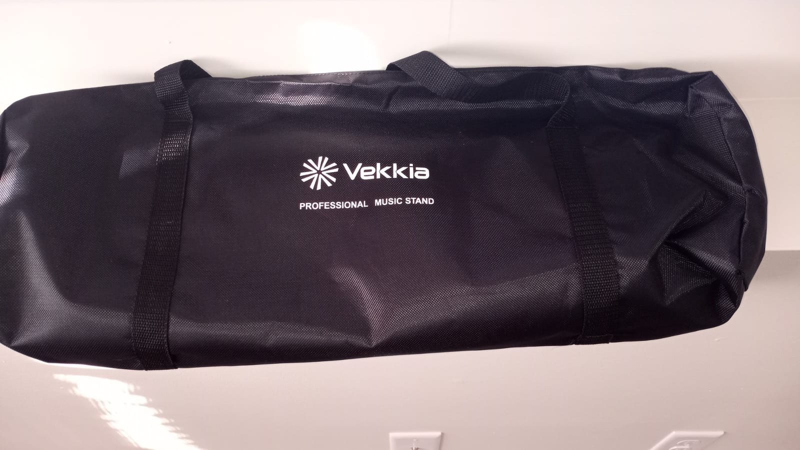 Vekkia Metal Professional Portable Perforated Sheet Music Stand | Folding Adjustable Holder/with Carrying Bag/Sturdy for Instrumental Performance, Band & Travel customer photo 1