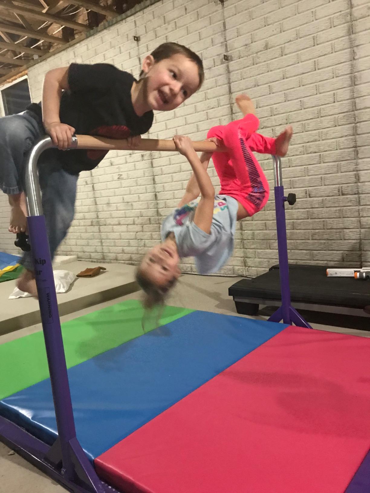 Tumbl Trak Adjustable Home Jr Kip Bar, Gymnastics Training Bar for Home and Gym customer photo 2