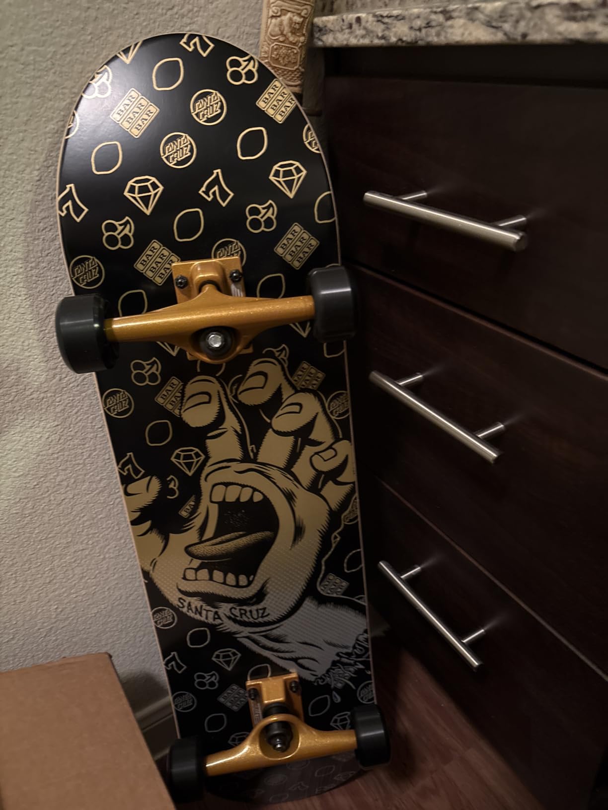 Santa Cruz Jackpot Hand Complete Skateboard customer photo 1