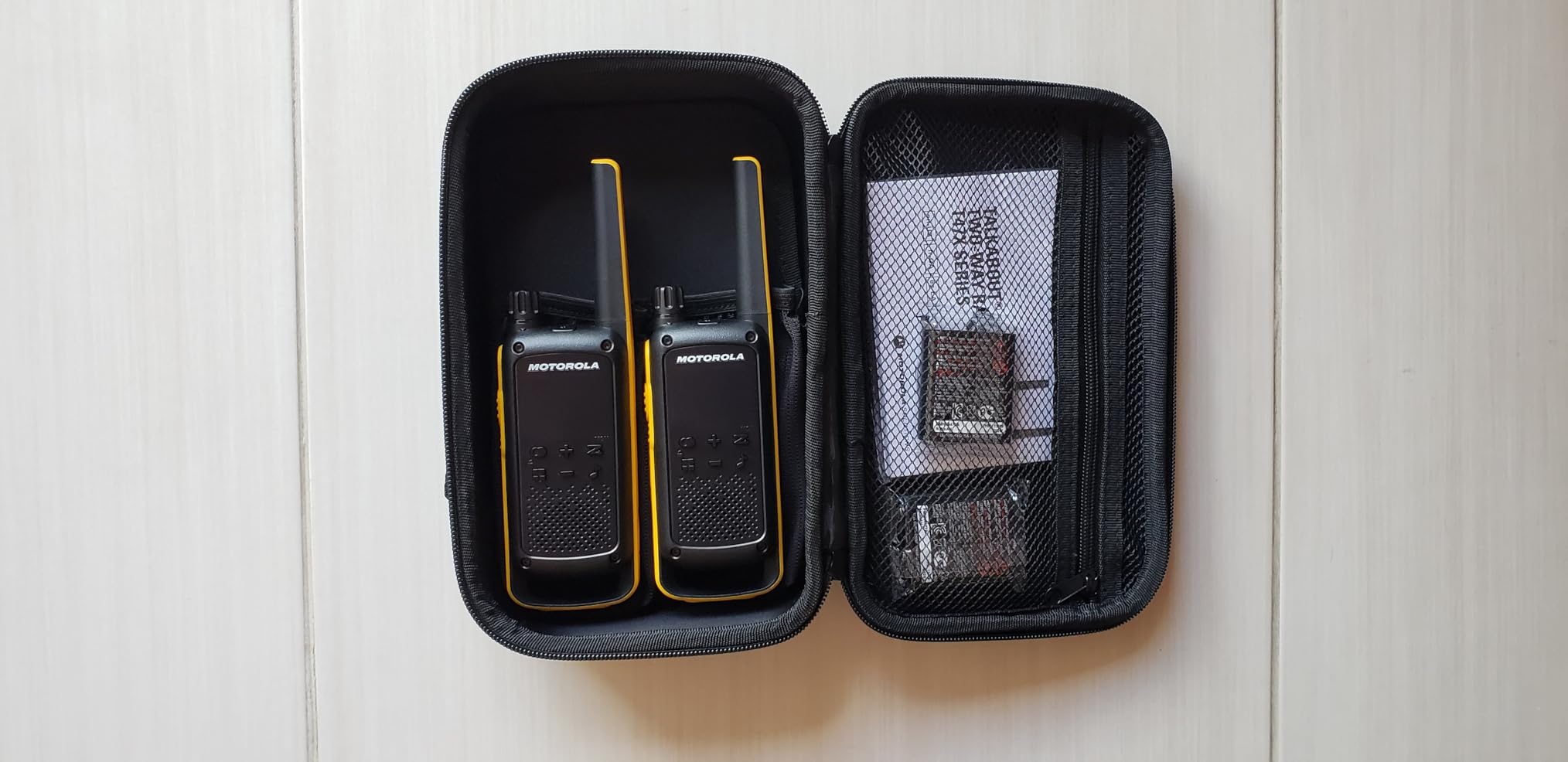 Motorola Solutions Talkabout T475 Extreme Two-Way Radio Black W/Yellow Rechargeable Two Pack customer photo 1
