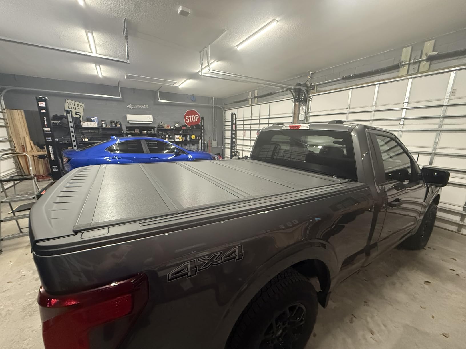 RealTruck BAK BAKFlip MX4 Hard Folding Truck Bed Tonneau Cover | 448339 | Fits 2021-2026 Ford F-150 (incl. Raptor/Lightning) 5' 7