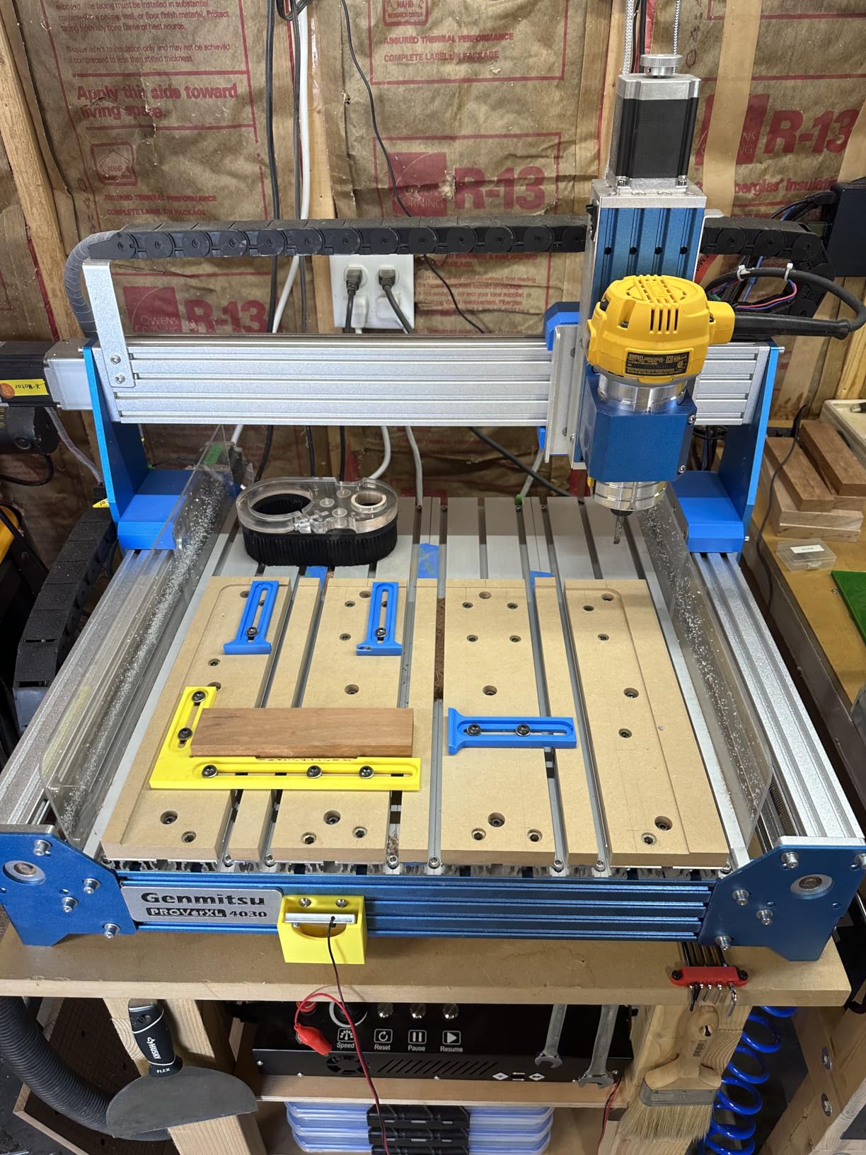 Genmitsu PROVerXL 4030 CNC Router Machine for Wood & Metal | 3-Axis Milling & Engraving Machine for Acrylic & MDF Carving Arts Crafts DIY Design, 15.7''x11.8''x4.3'' Working Area customer photo 1
