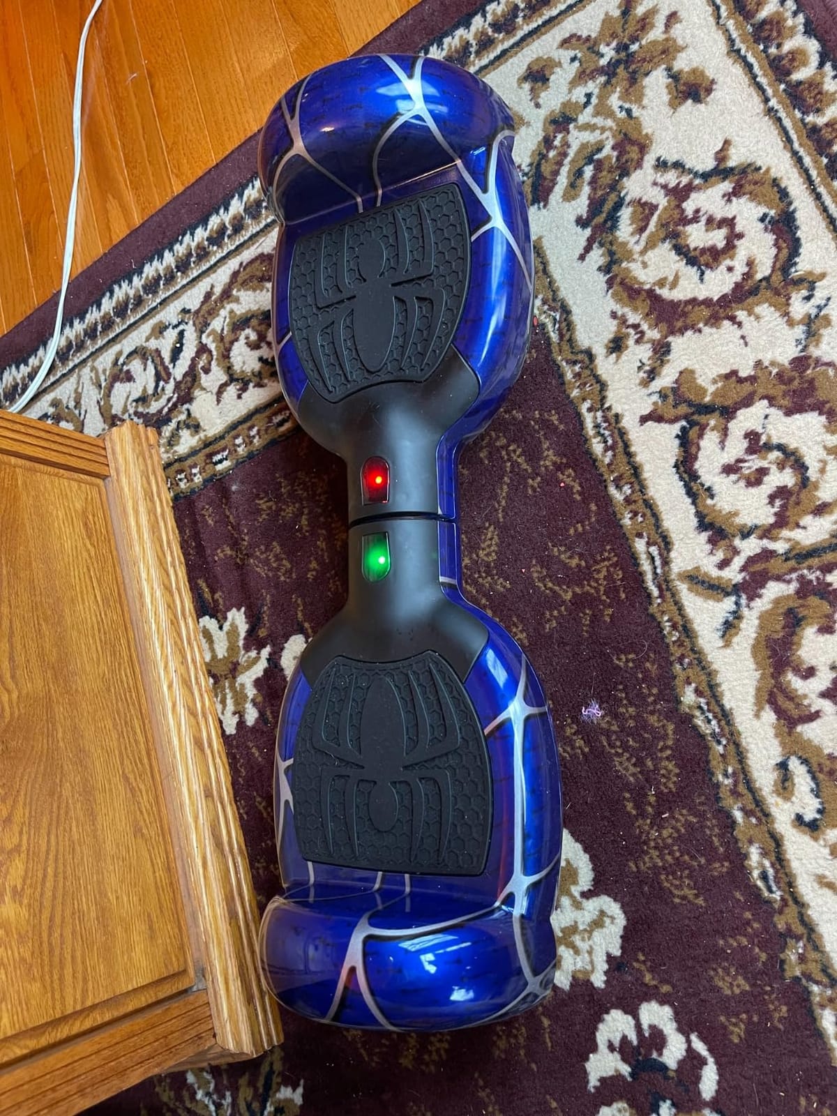 Spider-Pattern Hover Board, with Bluetooth Speaker & LED Lights | for Kids ages 6-12 and Adults, Non-Slip Footpads, UL2272 Safety Certified, (Red) customer photo 1