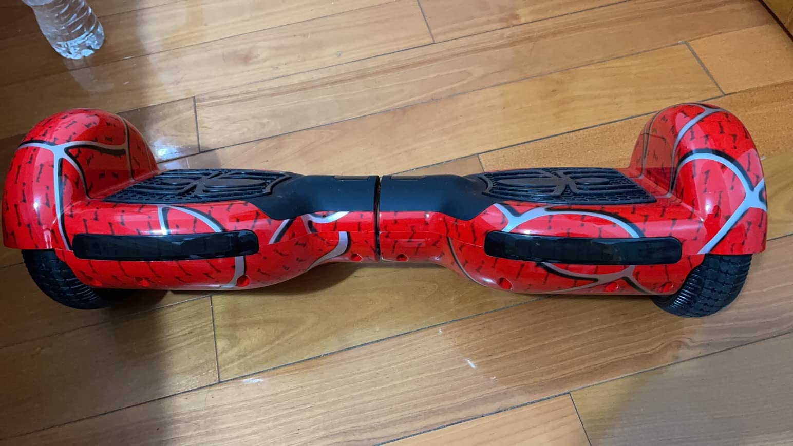 Spider-Pattern Hover Board, with Bluetooth Speaker & LED Lights | for Kids ages 6-12 and Adults, Non-Slip Footpads, UL2272 Safety Certified, (Red) customer photo 2