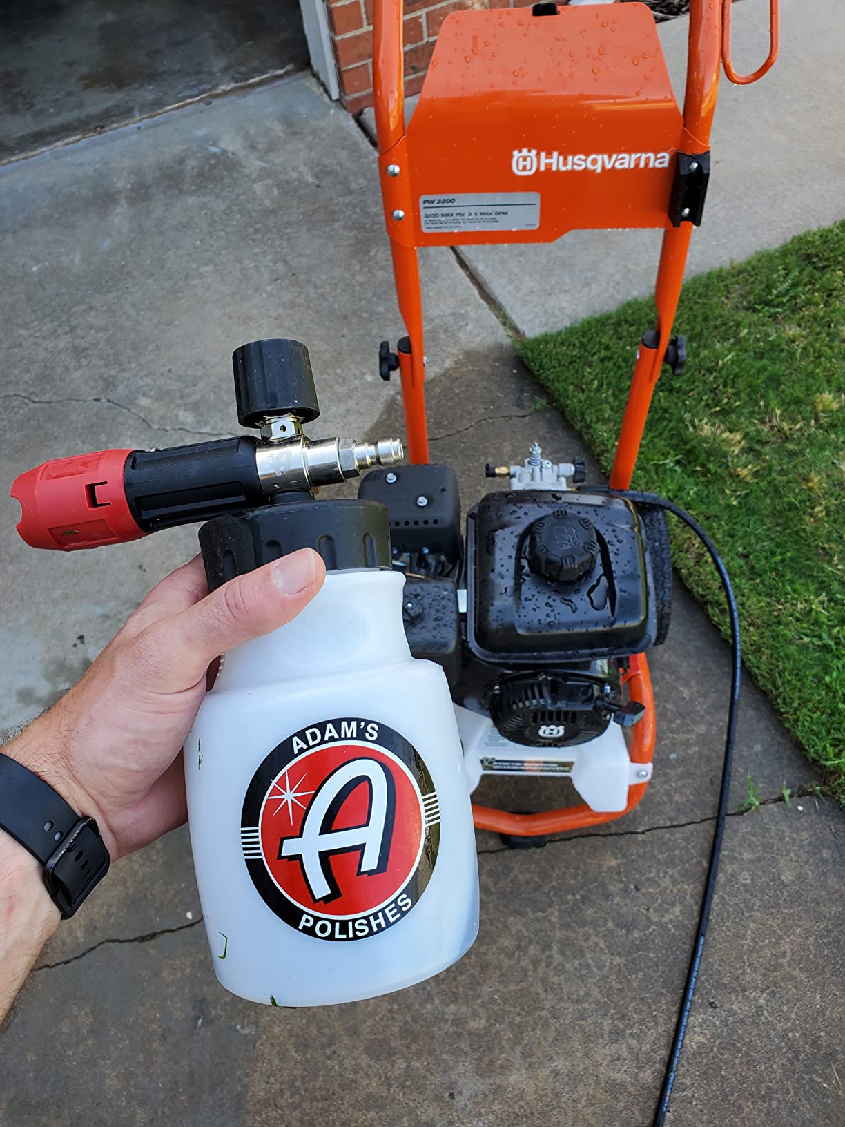 Adam's Polishes Premium Foam Cannon - Soap Sprayer for Car Wash | Sprayer Cannister for Pressure Washer 1/4