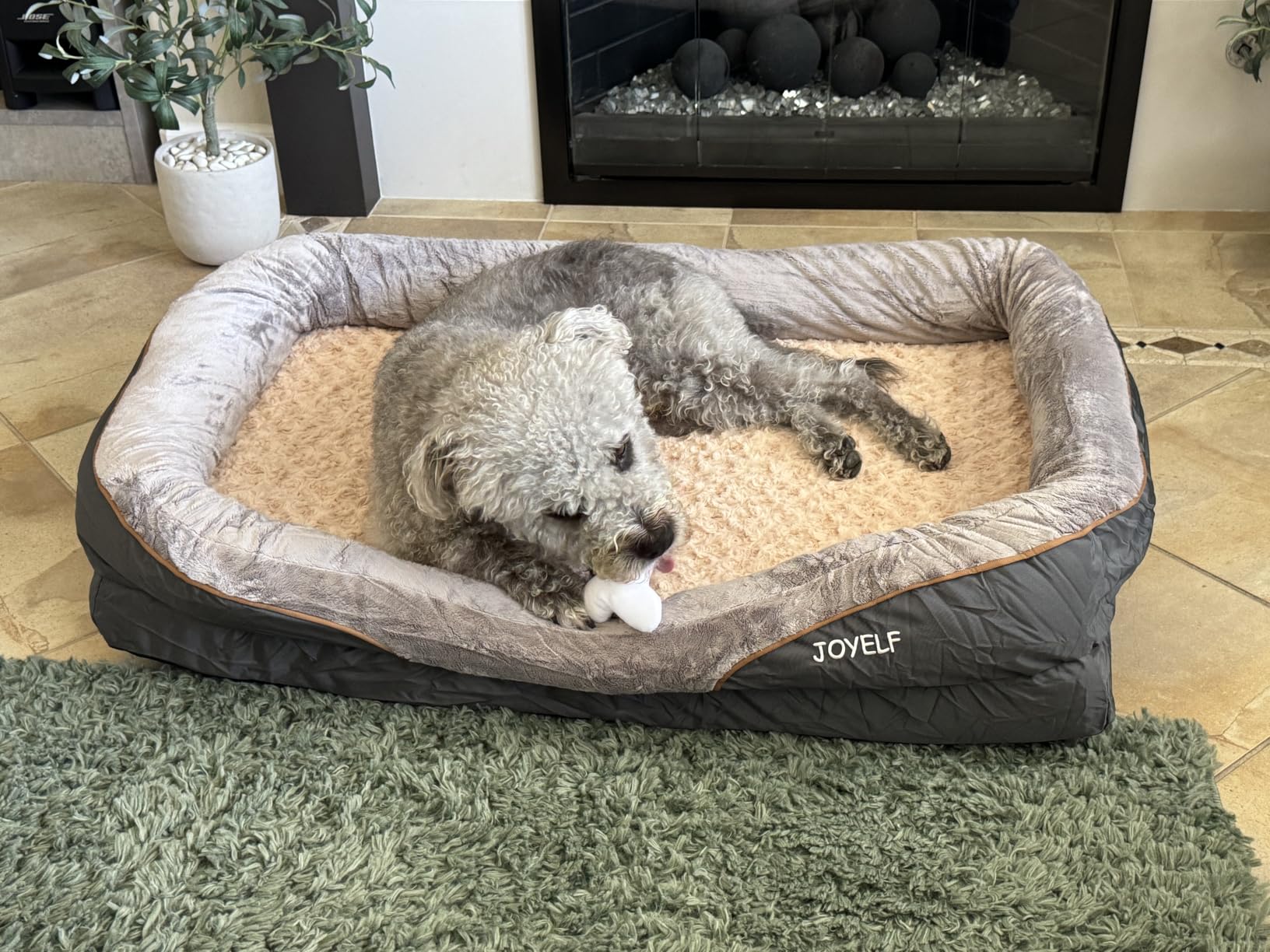 JOYELF XXLarge Memory Foam Dog Bed, Orthopedic Dog Bed & Sofa with Removable Washable Cover for Large Dogs customer photo 2