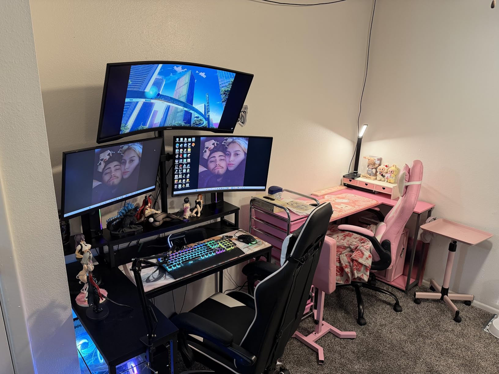 Samsung 34' Odyssey G5 Ultra-Wide Gaming Monitor with 1000R Curved Screen, 165Hz, 1ms, FreeSync Premium, Large Display, Eye Comfort, Multiple Ports, WQHD (LC34G55TWWNXZA) customer photo 1