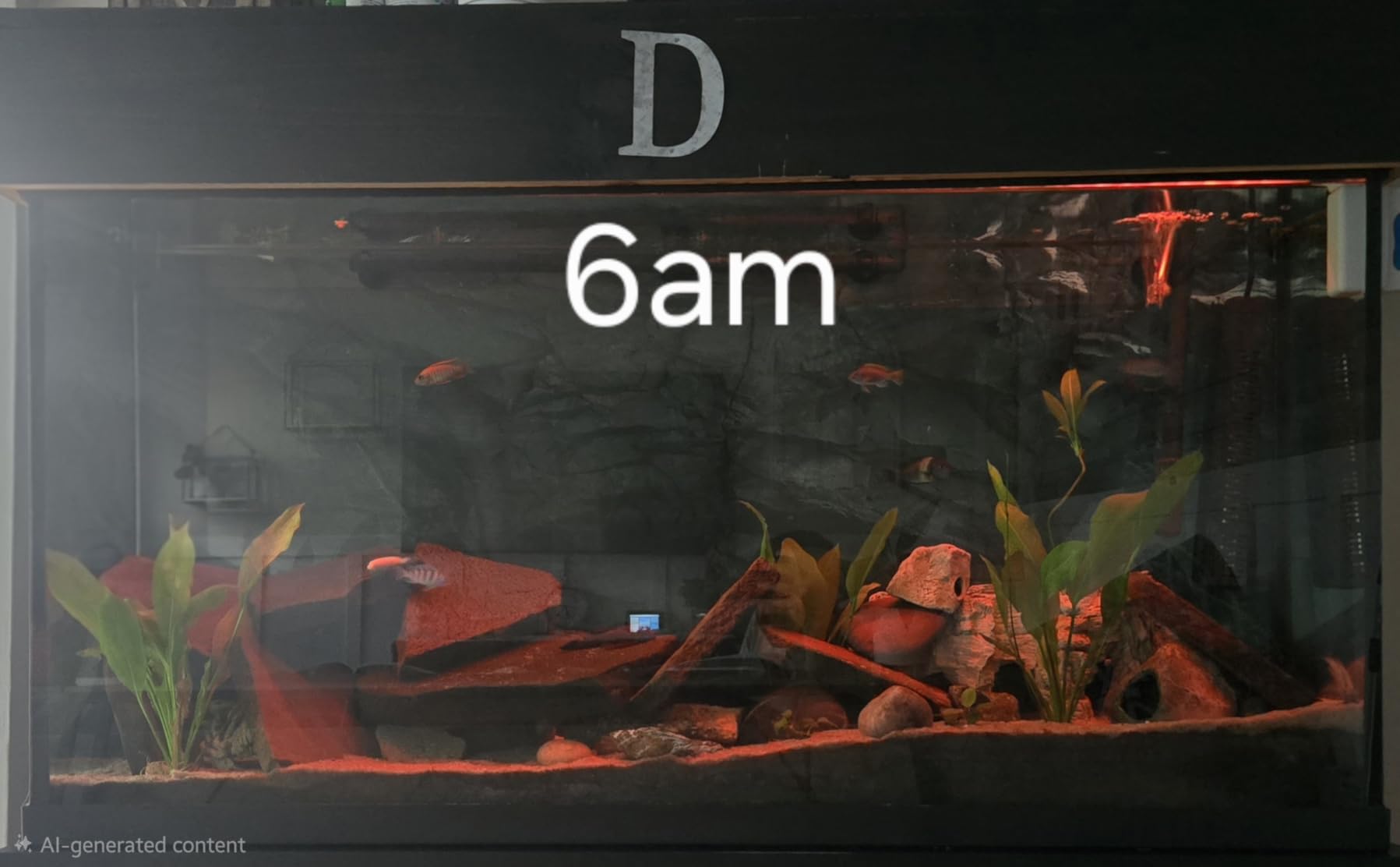 hygger 42W 24/7 Lighting Aquarium LED Light, Sunrise-Daylight-Moonlight Mode and DIY Mode, Timer Adjustable Brightness Fish Tank Light with Extendable Bracket 7 Colors for Planted Tank customer photo 1