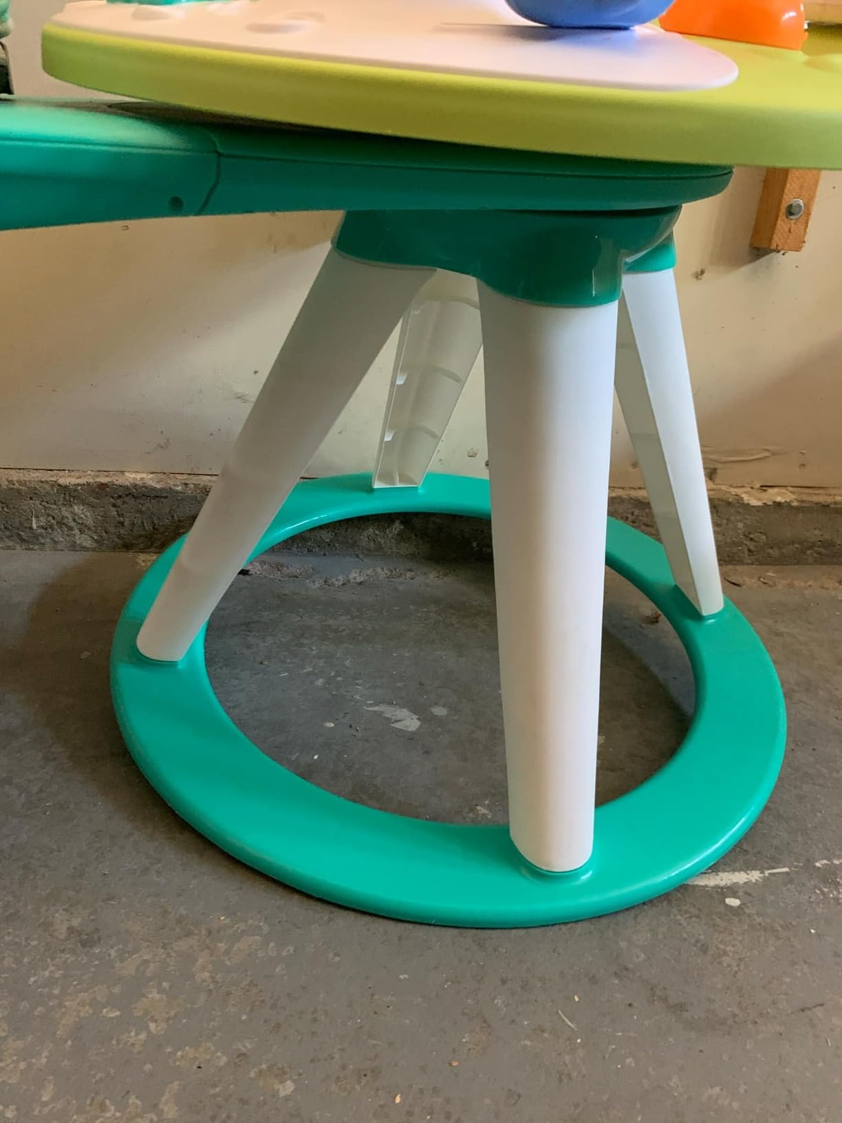 Bright Starts Around We Go 2-in-1 Baby Walker, Discovery Activity Center and Table, Tropic Coral, Ages 6 Months+ customer photo 1