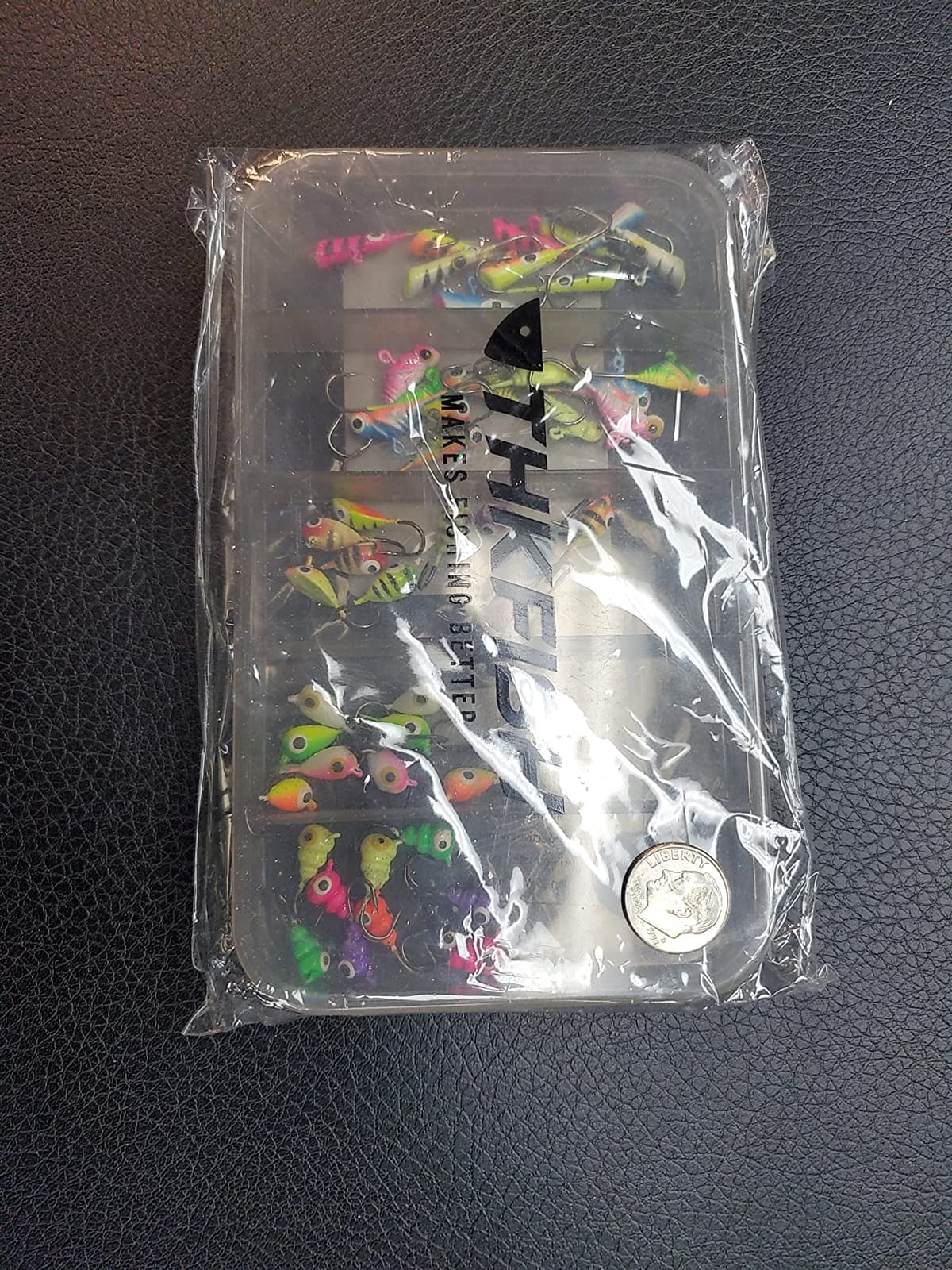 THKFISH Ice Fishing Jigs Kit Ice Fishing Lures for Walleye Perch Jigs Heads for Ice Fishing Tackle Panfish Crappie Jigs 50PCS/31PCS customer photo 2