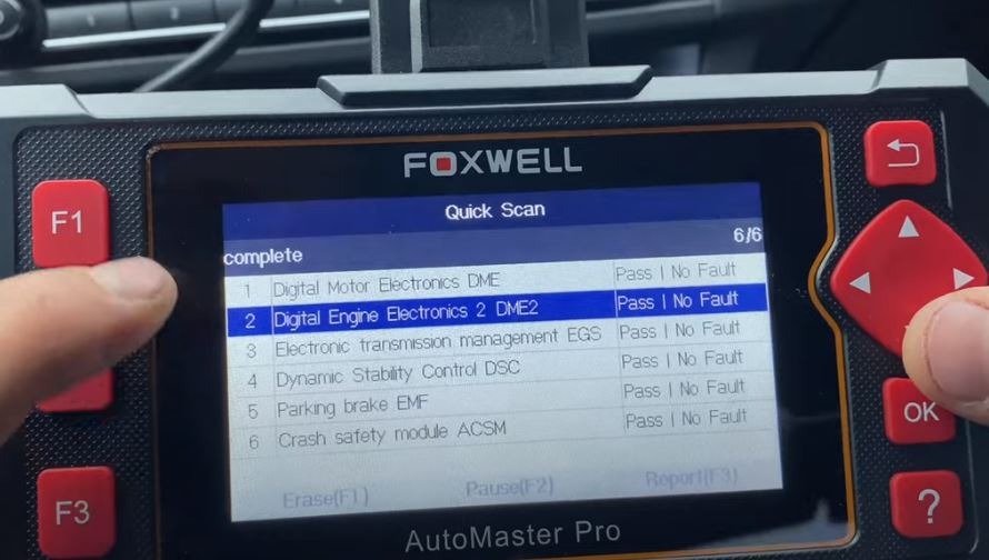 FOXWELL Car Scanner NT604 Elite OBD2 Scanner ABS SRS Transmission | Check Engine Code Reader for Cars and Trucks, Diagnostic Scan Tool with SRS Airbag, Automotive Diagnostic Tool with Live Data customer photo 1