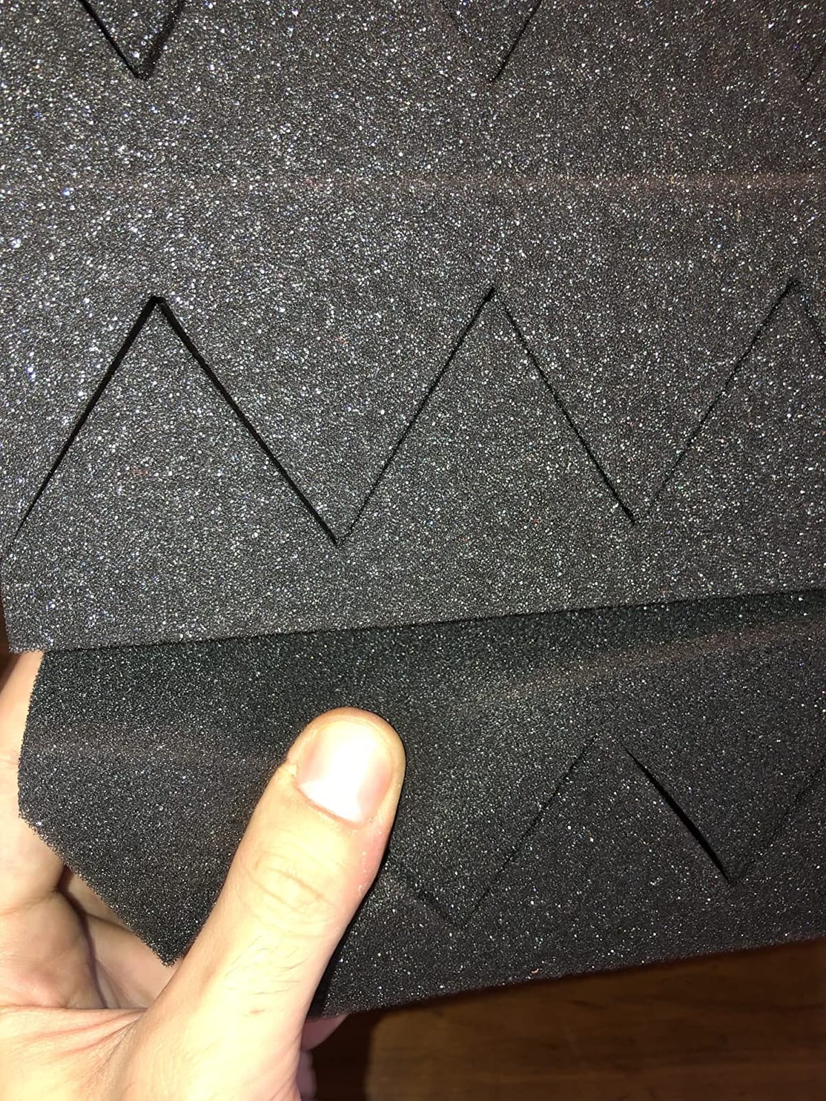 JBER 12 Pack Acoustic Foam Panels, Wedges Sound Proof Foam Panels for Walls | 1