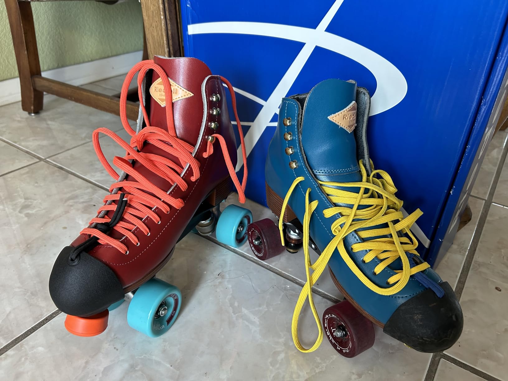 Riedell Crew Roller Skates for Women and Men | Colorful Outdoor Roller Skates, Moisture-Wicking Lining, High-Top Precision Fit, Hybrid Indoor/outdoor customer photo 1