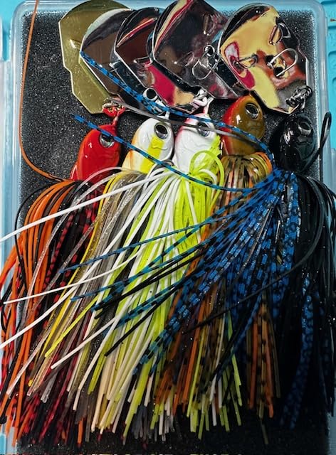 MadBite by KastKing Bladed Jigs Fishing Lures for Bass Fishing | Multi-Color Kits, Irresistible Vibrating Action, Sticky-Sharp Heavy-Wire Needle Point Hooks, Includes Storage Box customer photo 1