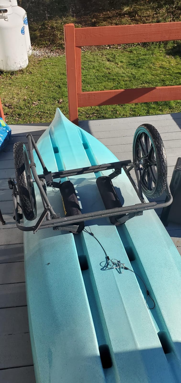 Suspenz All-Terrain Kayak Cart Dolly, Super Duty Canoe Cart with No-Flat Airless Wheels, 350 lb Capacity, Foldable Kayak Dolly, Model 22-9908 customer photo 2