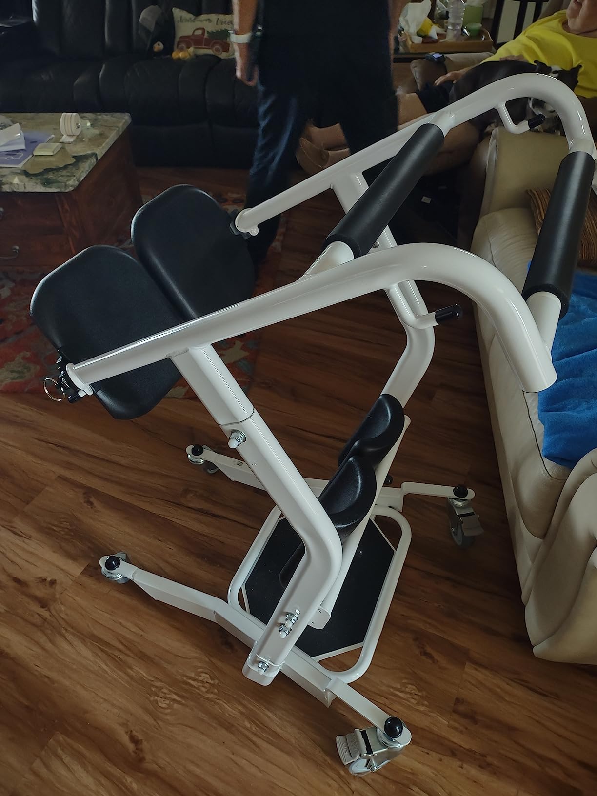 Vive Mobility Sit to Stand Patient Lift for Handicapped - Stand Assist Lift | Aid for Home Care Use - Elderly Lift Assist Transfer Device - Transport Chair Stand Assist for Seniors, Adults & Disabled customer photo 1