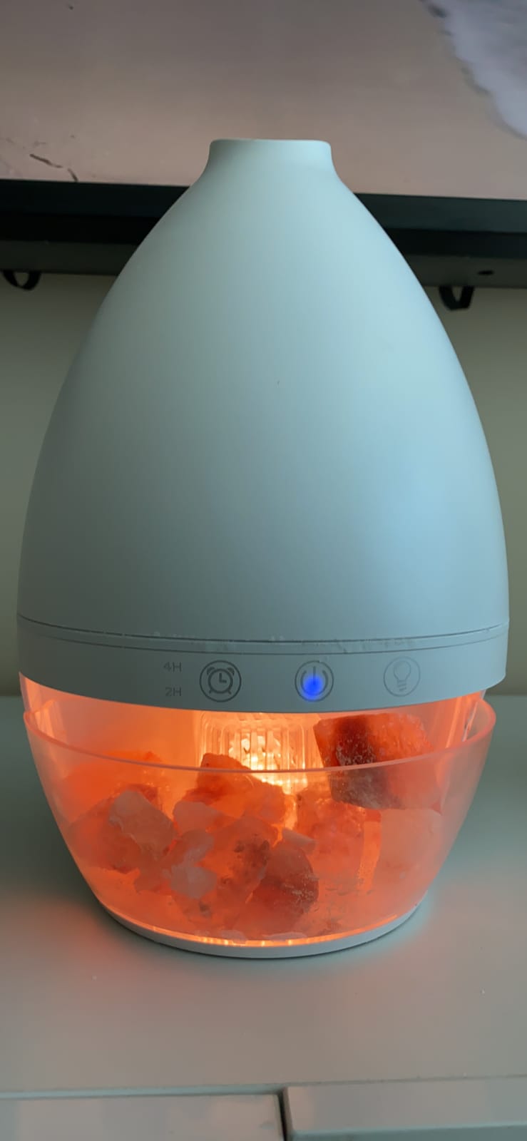 emagine A Himalayan Salt Lamp Diffuser, Ultrasonic Humidifier with Cool Mist and Aromatherapy, 0.5L Extra Large Capacity customer photo 1