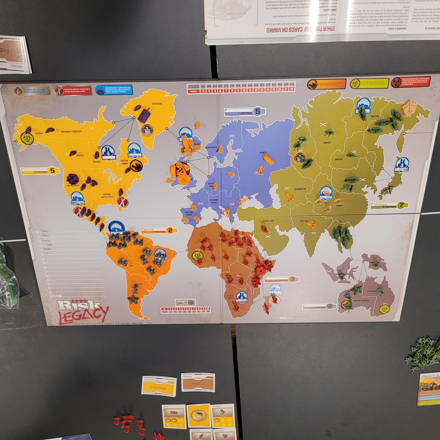 Hasbro Gaming Avalon Hill Risk Legacy Strategy Tabletop Game, Immersive Narrative Game, Miniature Board Game for Ages 13 and Up, for 3-5 Players customer photo 1