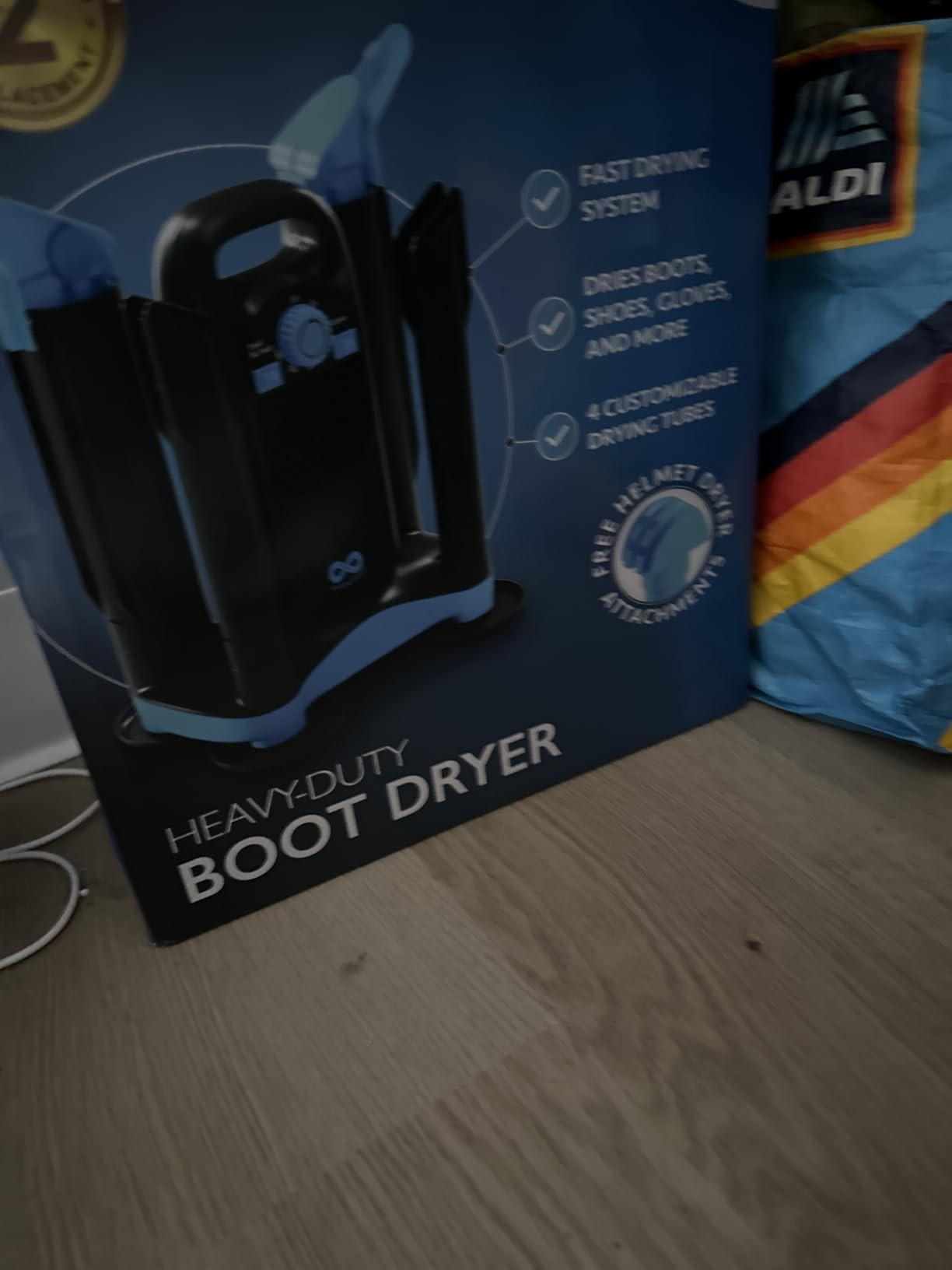 Upgraded Boot Dryer for Work Boots with Ozone Deodorizer - Fast Drying Compact Easy-to-Use Shoe Warmer Adjustable Tube Design - Fast Drying Shoes Dryers for Sneakers & Gloves, Ski Gears (2 Pair) customer photo 2