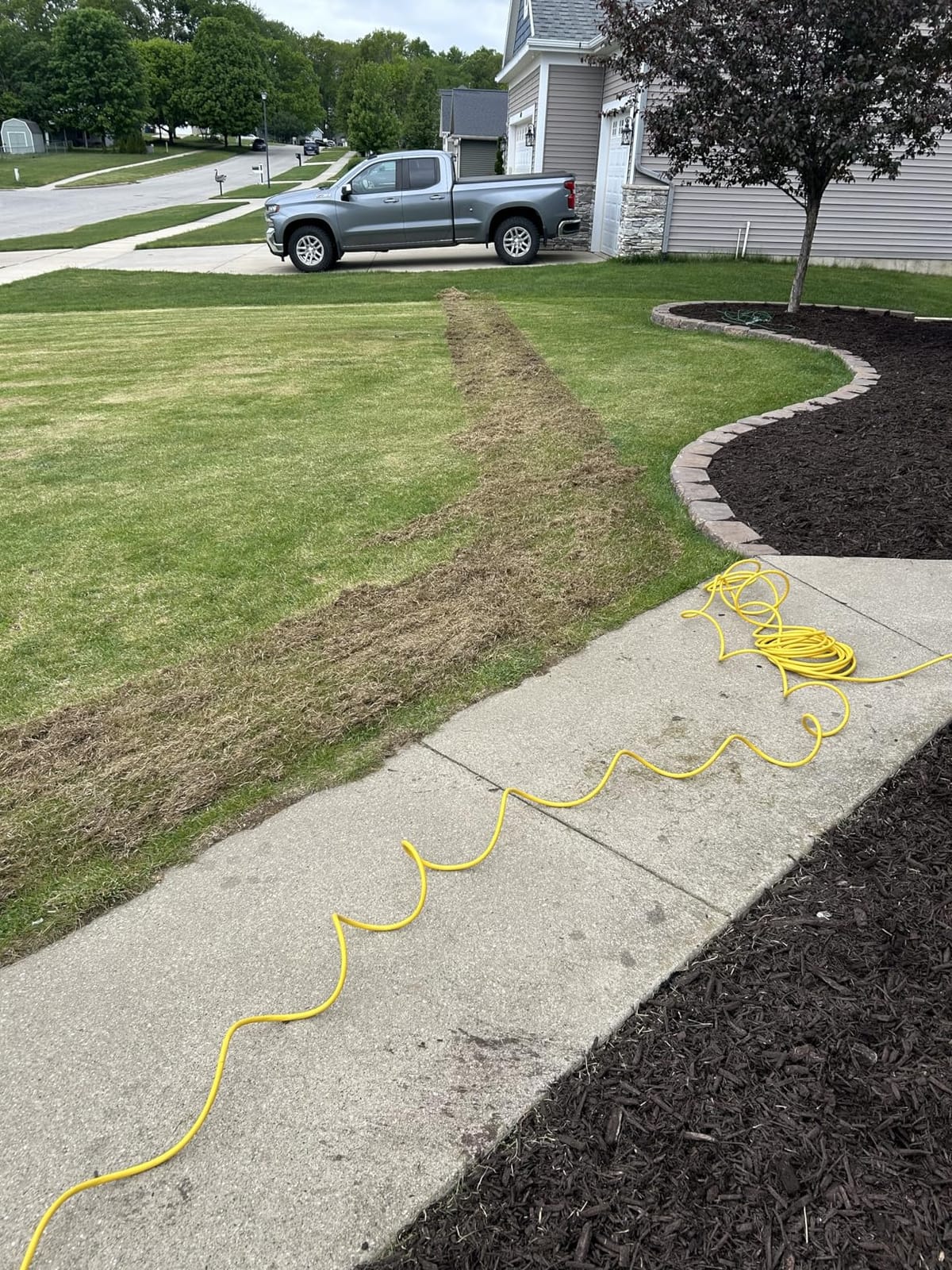 Sun Joe 15-Inch Lawn Dethatcher with Scarifier Blade Reel, AJ805E, 13-Amp Corded Yard Power Rake customer photo 1