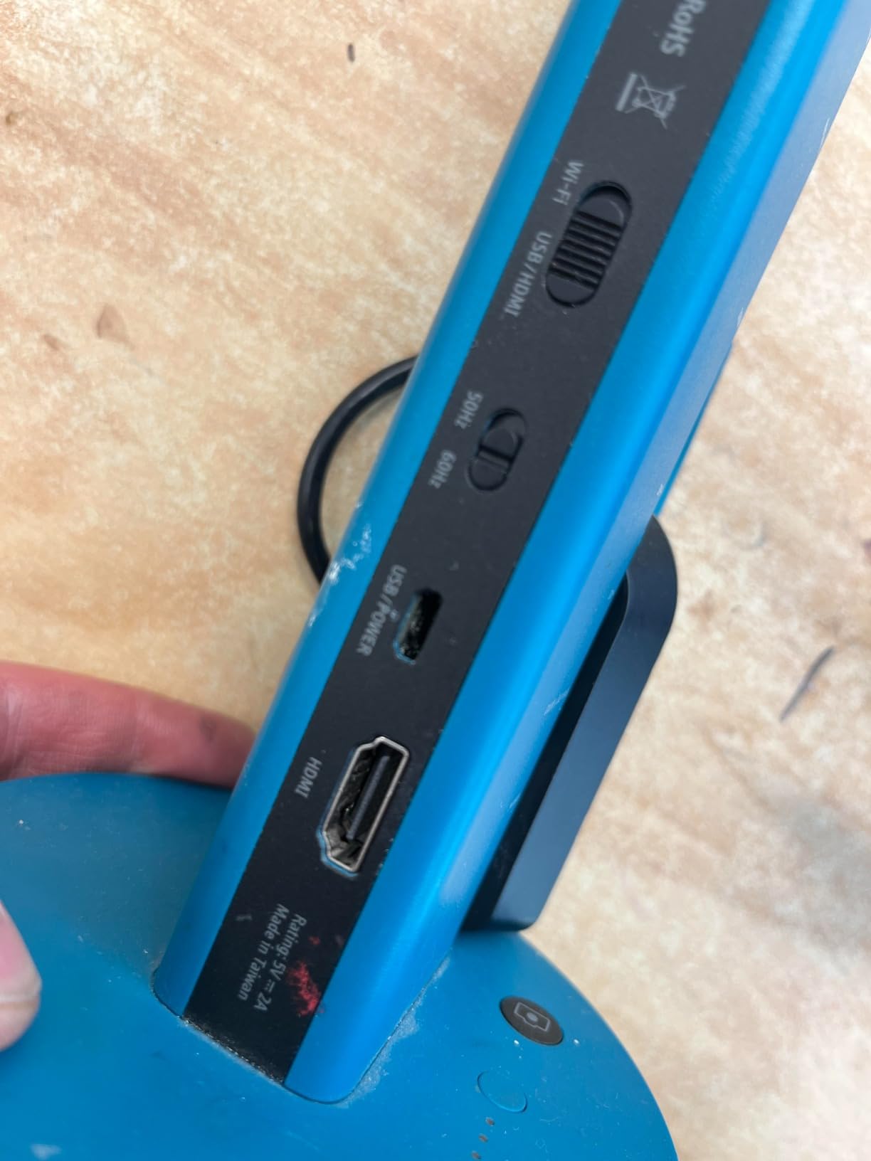 IPEVO VZ-X Wireless 8MP Document Camera, 3 Modes of Connectivity - Wi-Fi, HDMI, and USB, Compatible with Web Conferencing Software, Works Wirelessly with iOS, tvOS, and Android,Black, Blue customer photo 1