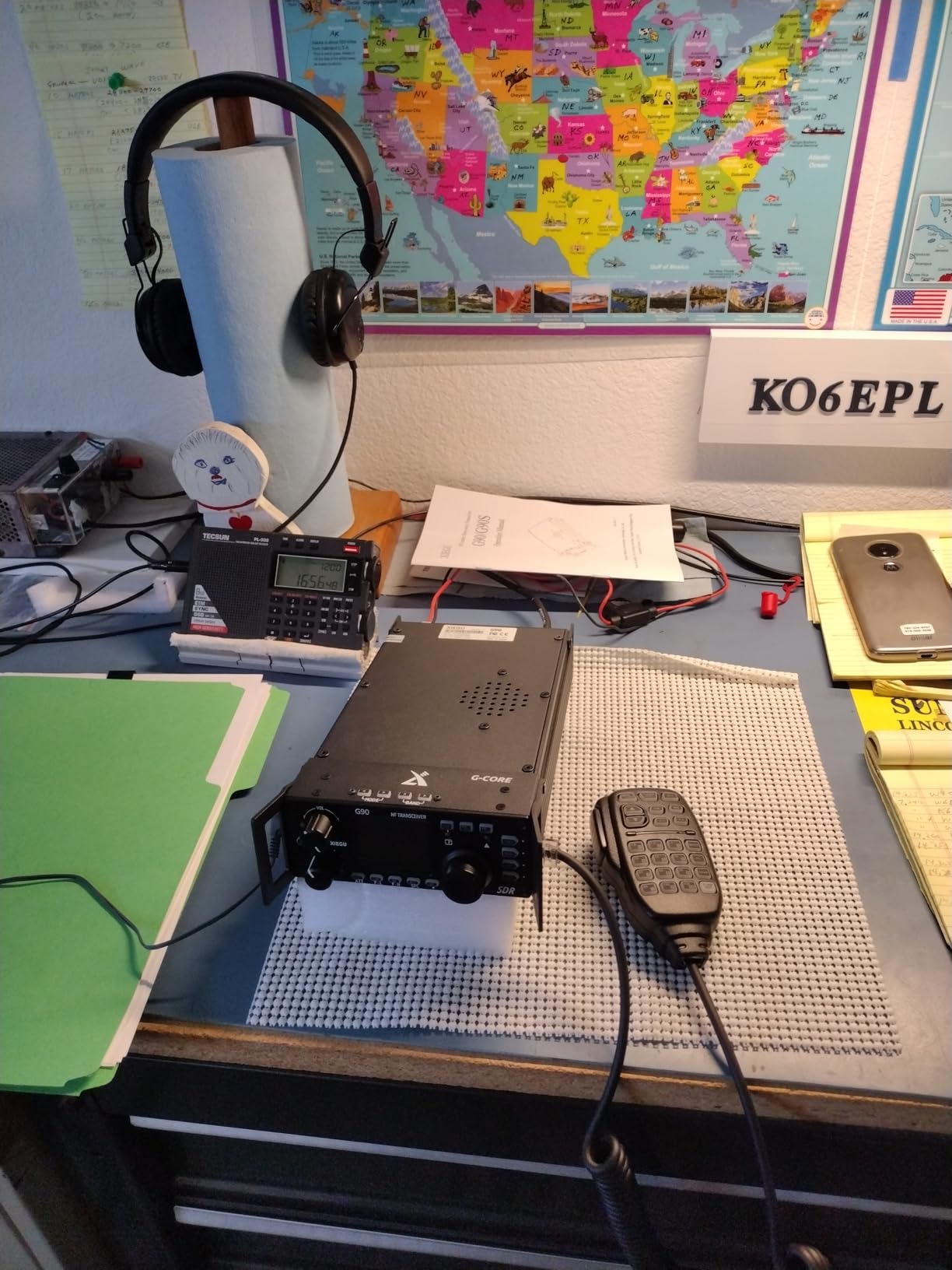 Xiegu G90 HF Radio Transceiver 20W SSB/CW/AM/FM SDR Structure with Built-in Auto Antenna Tuner customer photo 1