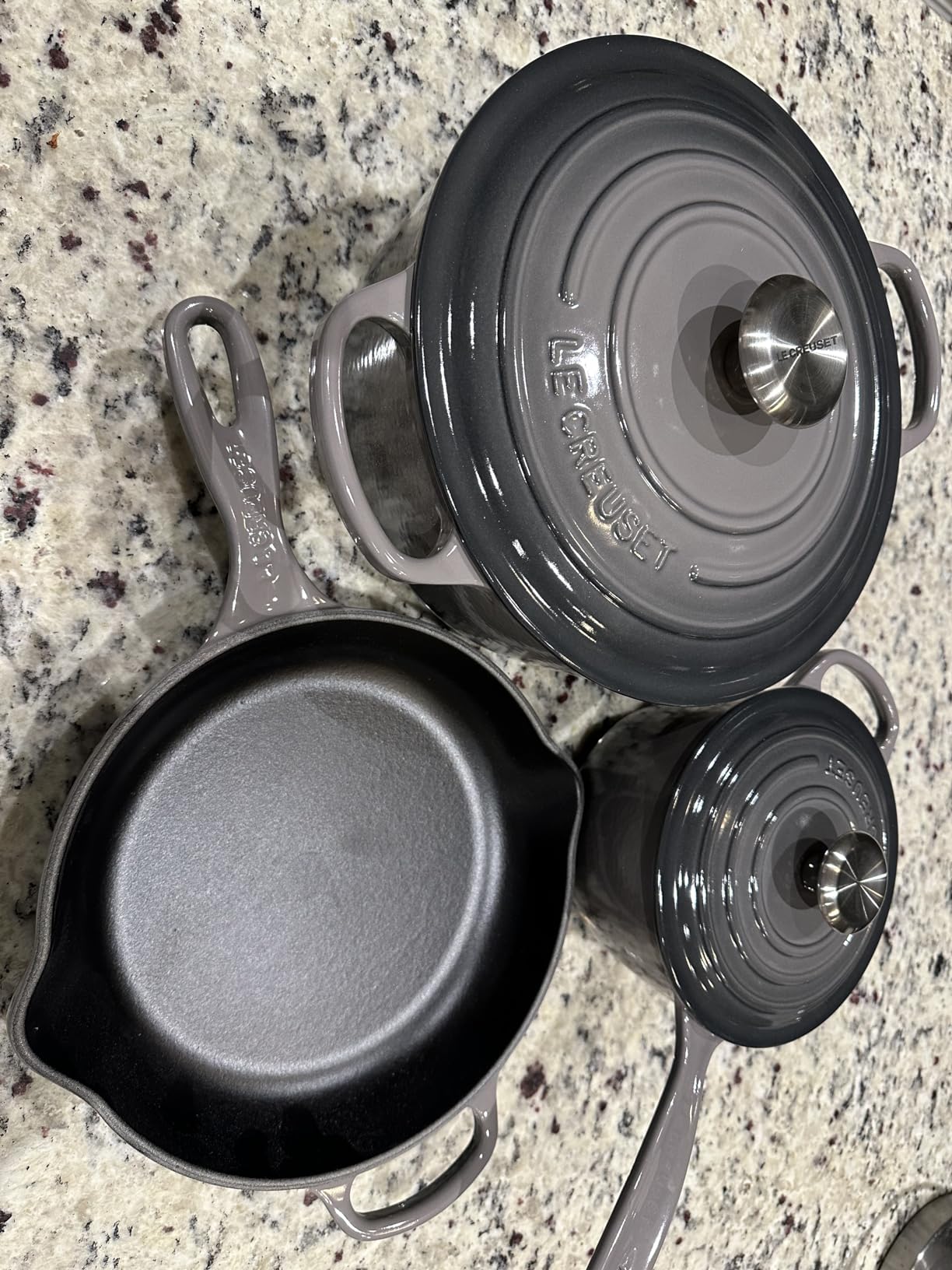 Le Creuset Enameled Cast Iron Signature Cookware Set, 5 pc., Artichaut customer photo 2