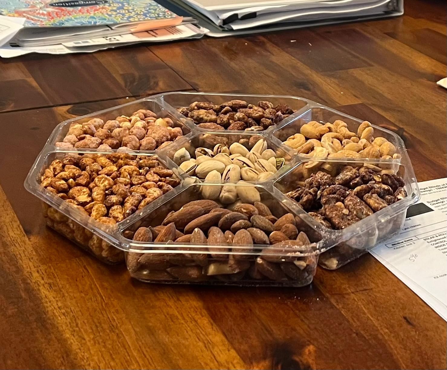 Holiday Nuts Gift Basket - Assortment of Sweet & Roasted Salted Gourmet Nuts - Food Gift Box for Dad, Him, Husband, Christmas, Father's Day, Mother's Day, Sympathy, Family, Men & Women customer photo 2
