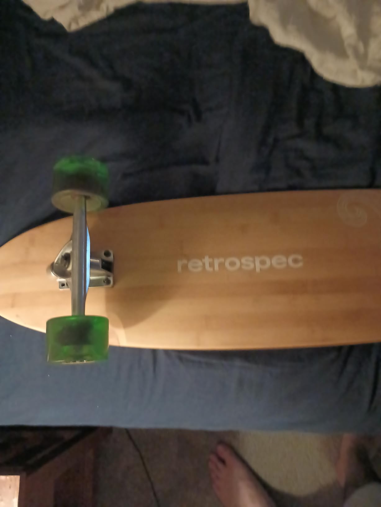 Retrospec Zed Pintail & Cruiser Longboard Adult Skateboard - 44in Bamboo & Canadian Maple Deck with ABEC-7 Bearings, 70mm PU Wheels for Commuting & Carving customer photo 1