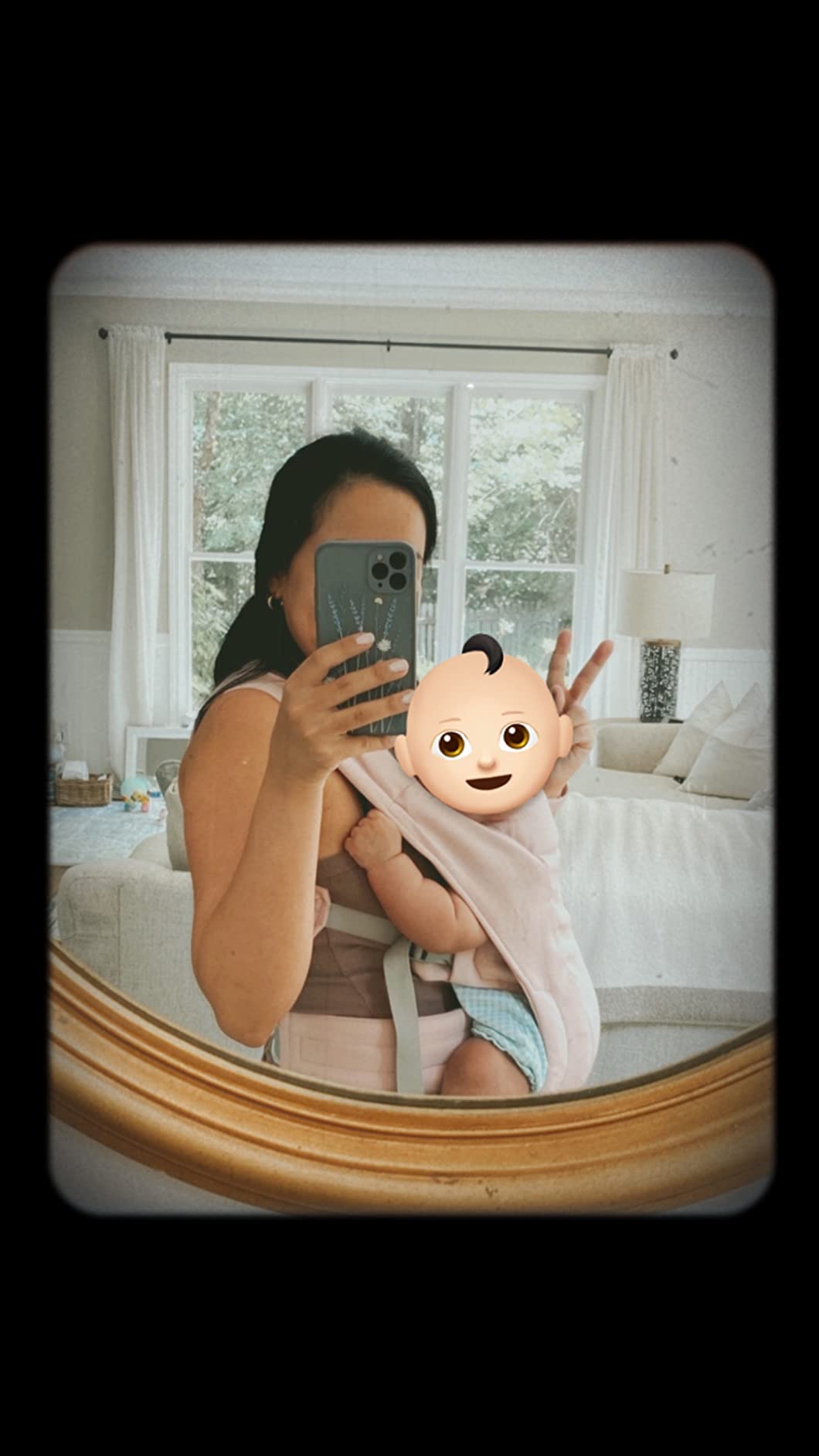 Ergobaby Embrace Newborn Baby Carrier for Infants 0-12 Months (7-25 lbs) - Ergonomic 2-Position Infant Carrier with Head and Neck Support, Hip-Healthy Positioning - Cream customer photo 1