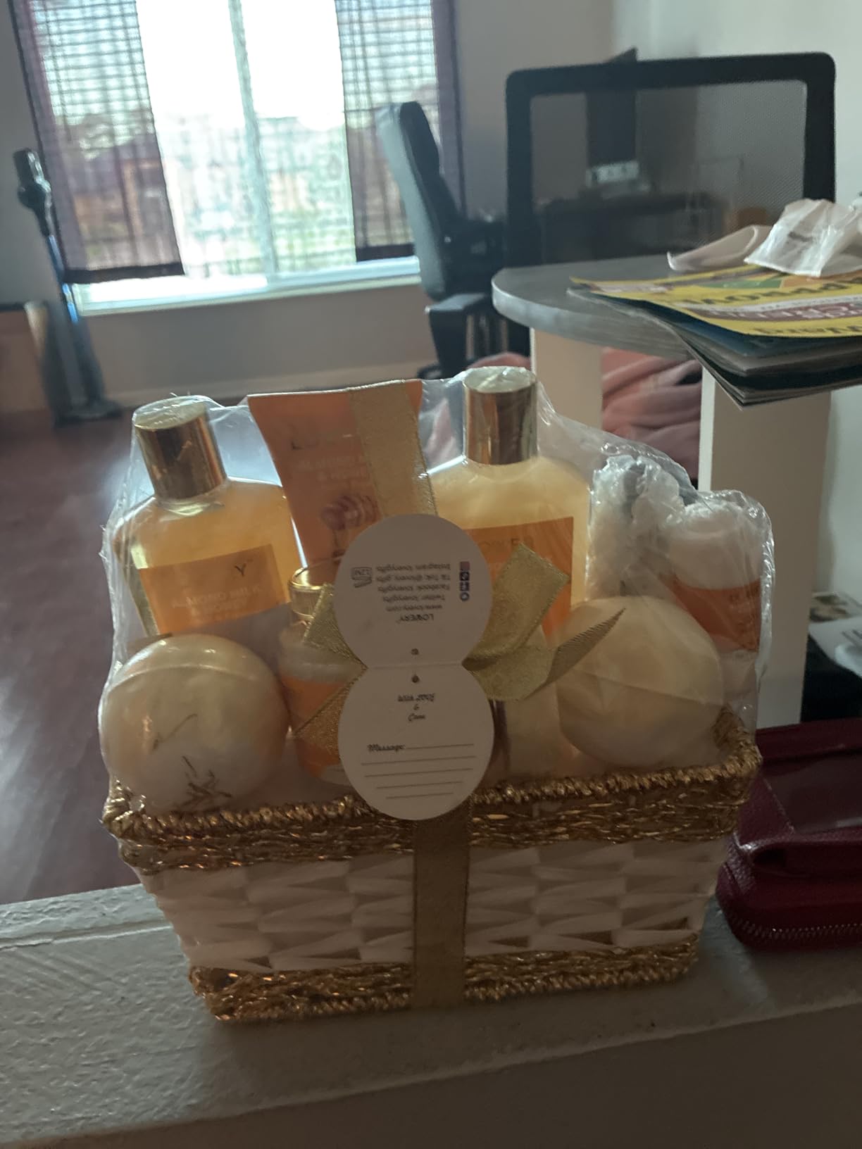 Gifts for Women Gift Basket for Women - 10 Pc Almond Milk & Honey Beauty & Personal Care Set - Home Bath Pampering Package for Relaxing - Spa Self Care Kit - Birthday, Mom, Anniversary Gift customer photo 1