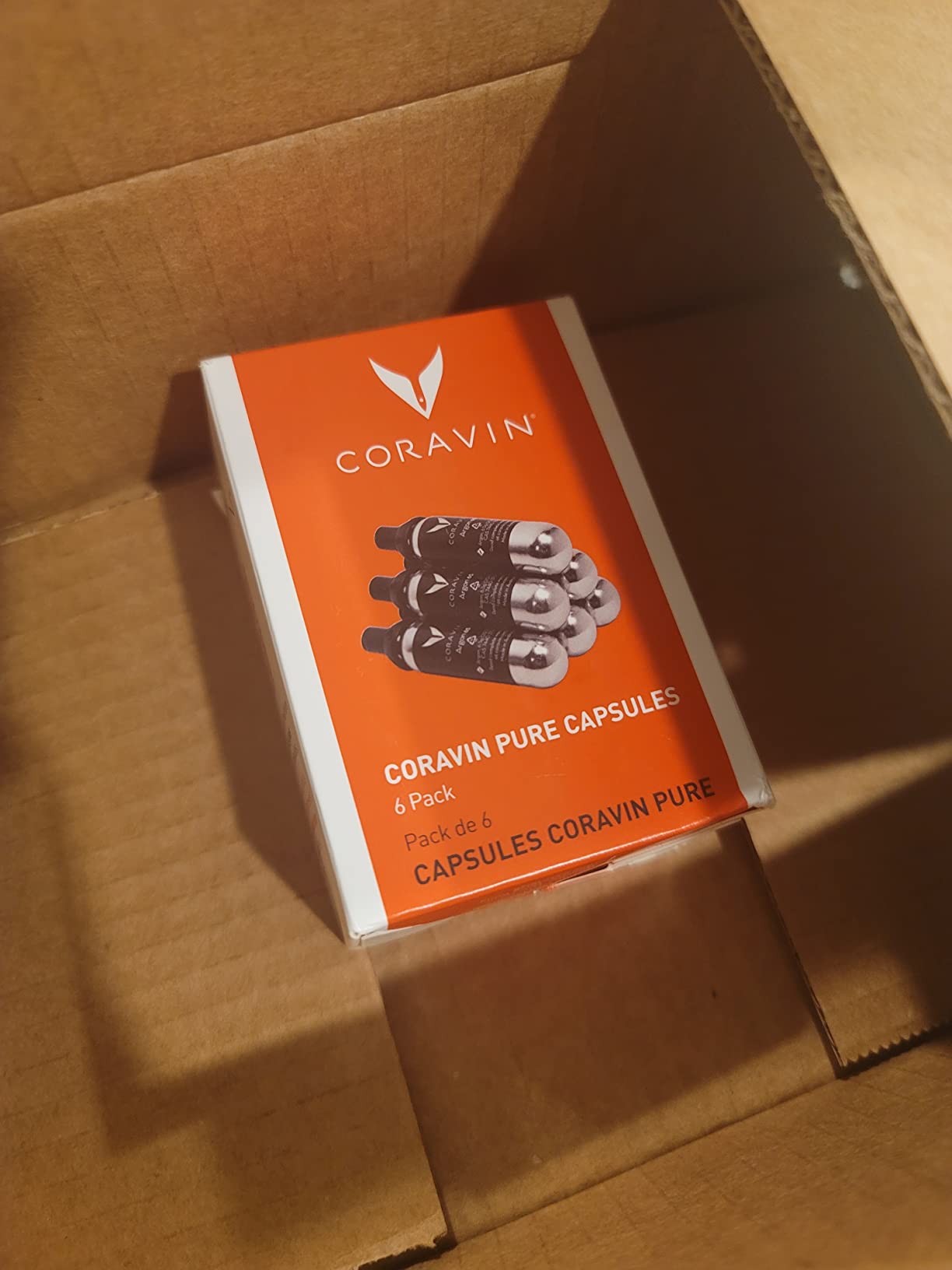 Coravin Pure Argon Capsules - 12 Pack - Wine Argon Gas Cartridges customer photo 2