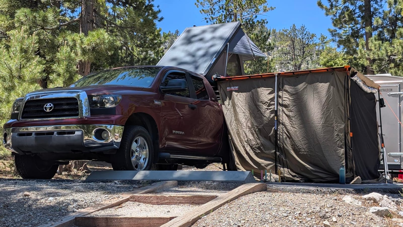 ALL-TOP Vehicle Awning 6.6'x8.2' Roof Rack Pull-Out Sun Shade UV50+, Weatherproof 4x4 Side Awning for Camping & Overland (Hardware Included) customer photo 1