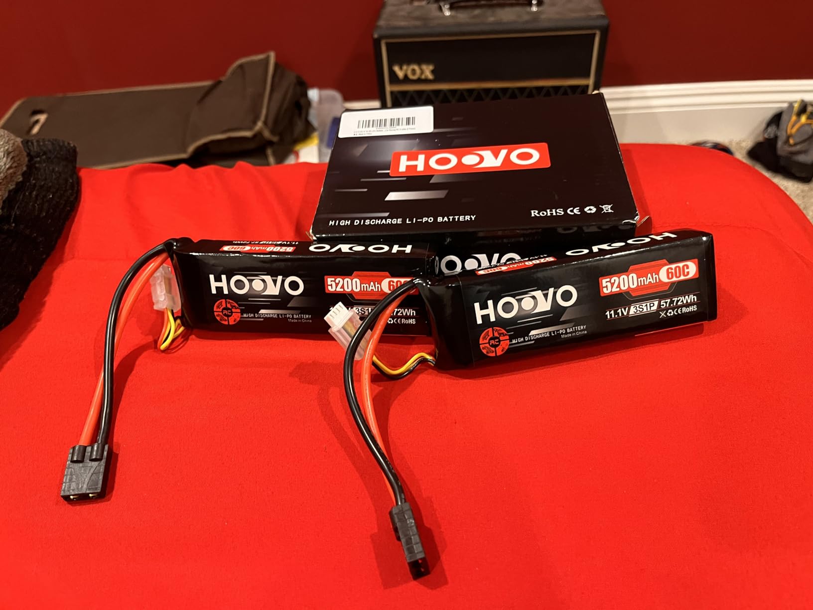 HOOVO 11.1V 3S LiPo Battery 5200mAh 60C with Tr Plug 2Packs | for RC Car RC Truck Airplane Helicopter Boat Car Racing RC Hobby customer photo 2
