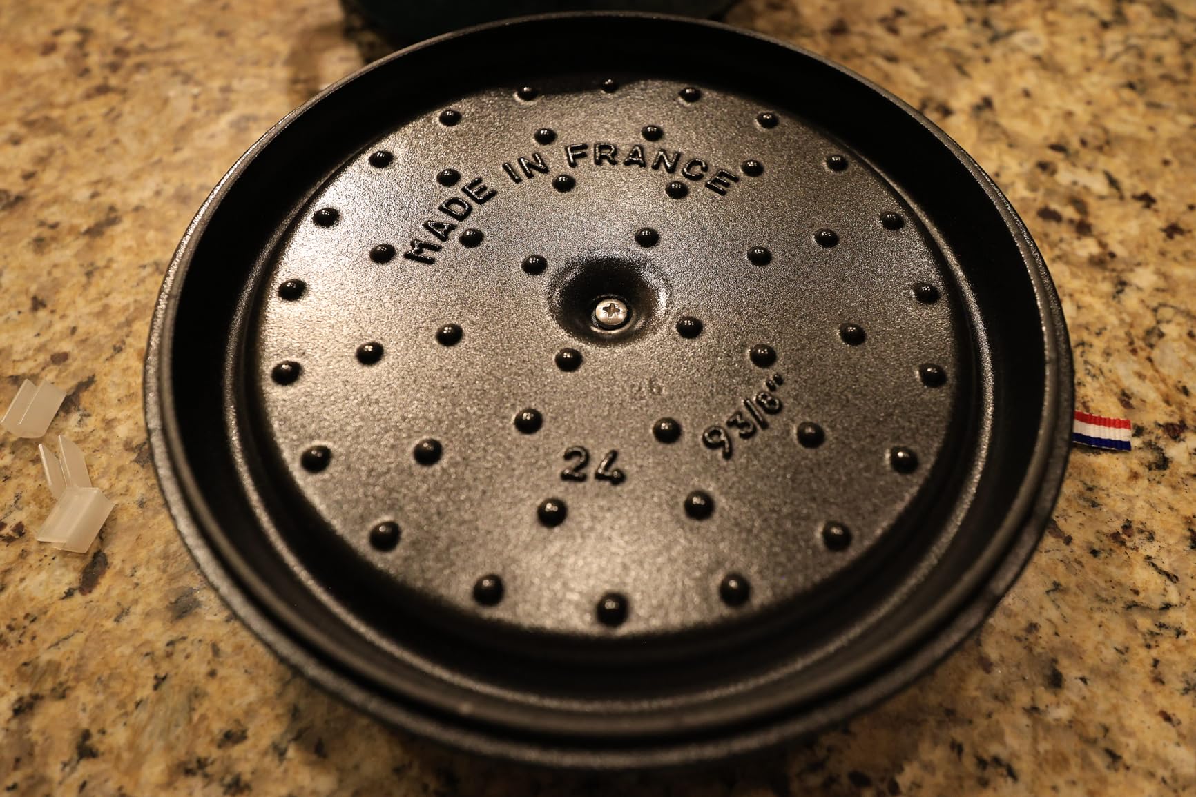 Staub Cast Iron Dutch Oven 5-qt Tall Cocotte, Made in France, Serves 5-6, Cherry customer photo 1