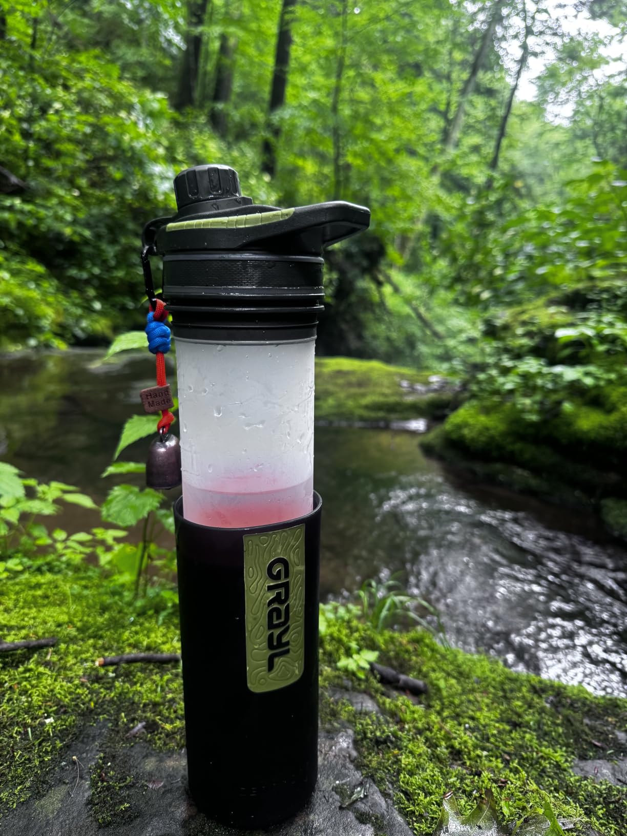 GRAYL GeoPress 24 oz Water Purifier & Water Filter Bottle, Bali Blue | Purifies & Filters Water in 8 Seconds for Hiking, Backpacking, Camping, Survival & Travel, Removes Viruses & Bacteria customer photo 1