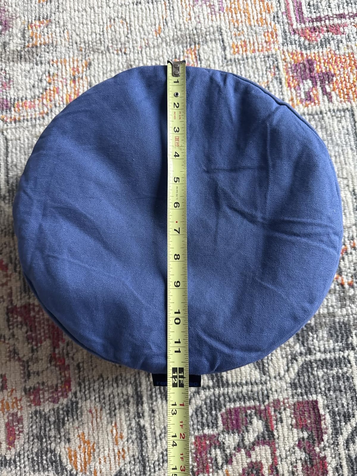 Retrospec Sedona Meditation Cushion, Buckwheat Pillow, Meditation Pillow | Floor Pillow, Yoga Pillow, Round Shape, Supports Spine, Cotton Cover, Machine Washable, Adjustable Firmness, Carry Handle customer photo 2