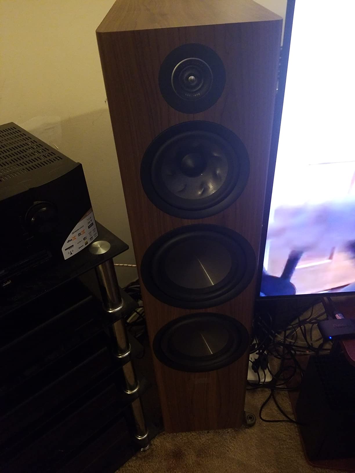 Polk Audio Reserve Series R700 Tower Speaker for Home Theater, Black | 1