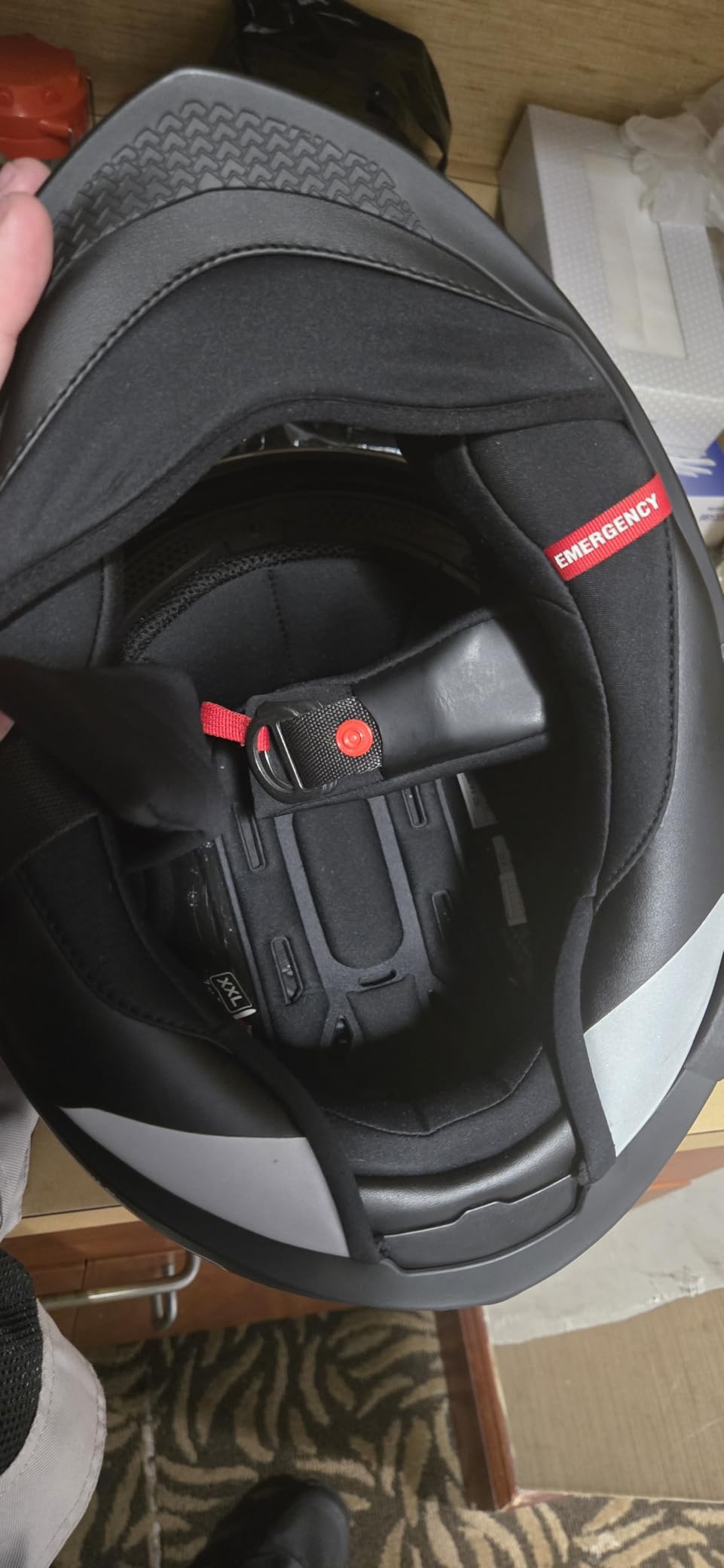 ScorpionEXO T520 Full Face Touring Motorcycle Helmet with Bluetooth Ready Speaker Pockets DOT ECE Approved Solid (Matte Black - Large) customer photo 1