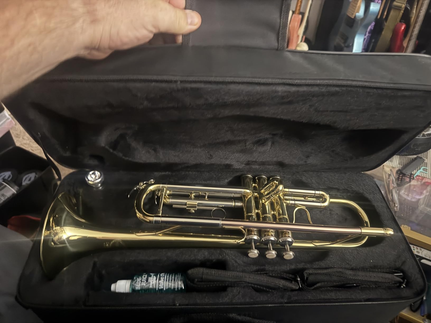 Trumpet Herche Superior Bb Trumpet M1 | Professional Instruments for all levels | MONEL VALVES | Rosebrass/Nickel-Silver/Gold | Solid Feel and Sound customer photo 2