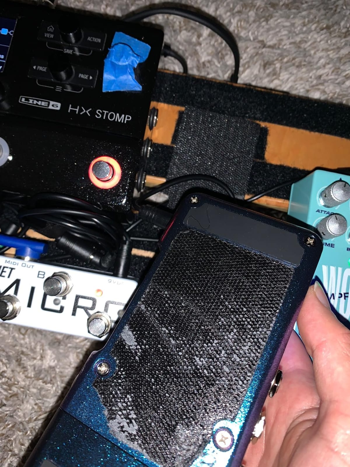 Hotone Wah Active Volume Passive Expression Guitar Effects Pedal Switchable Soul Press II 4 in 1 with Visible Guitar Effects Pedal customer photo 1