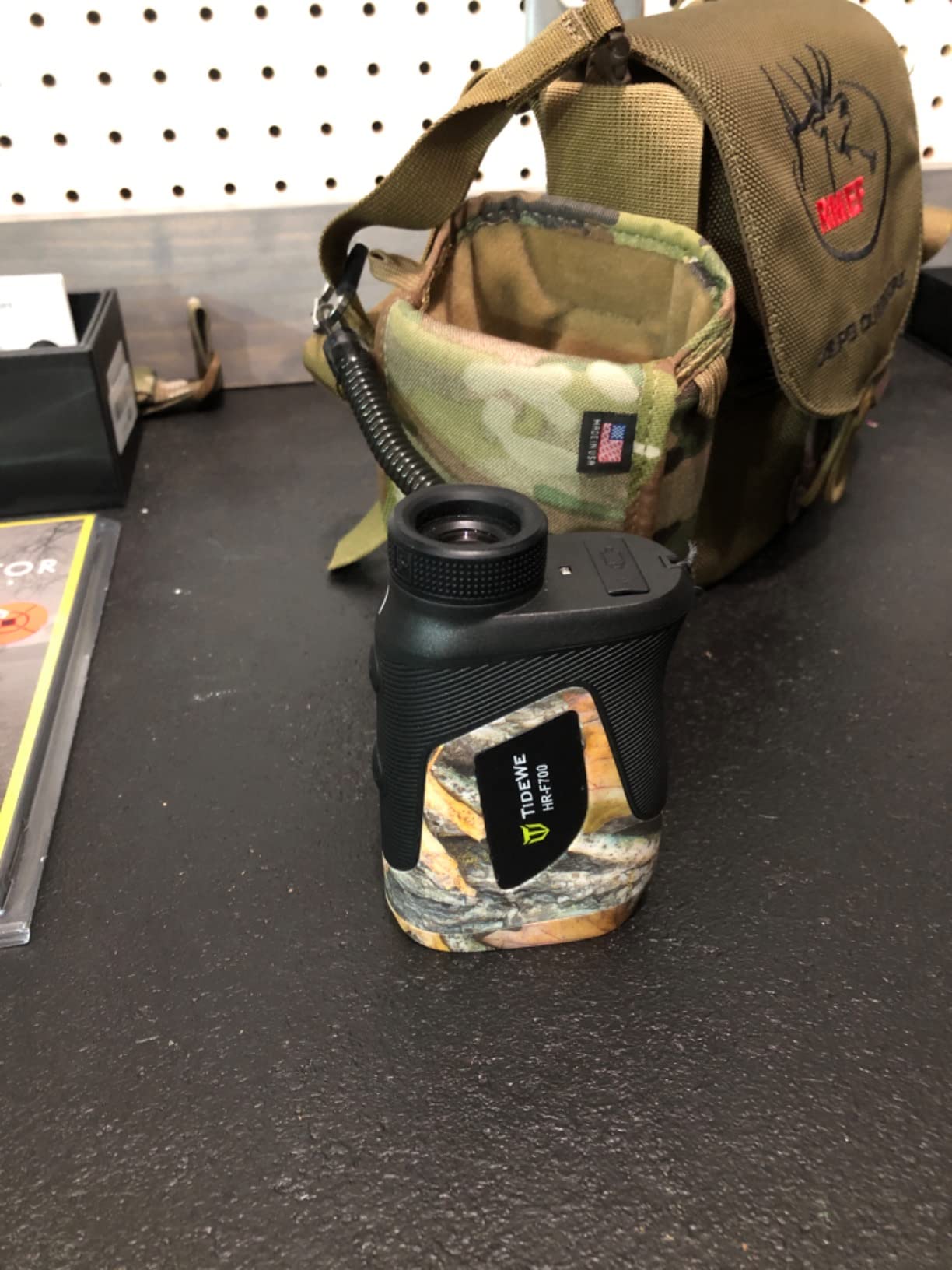 TIDEWE Hunting Rangefinder, Rechargeable Camo Laser Range Finder 700/1000Y | 6X Magnification Range Finder customer photo 1
