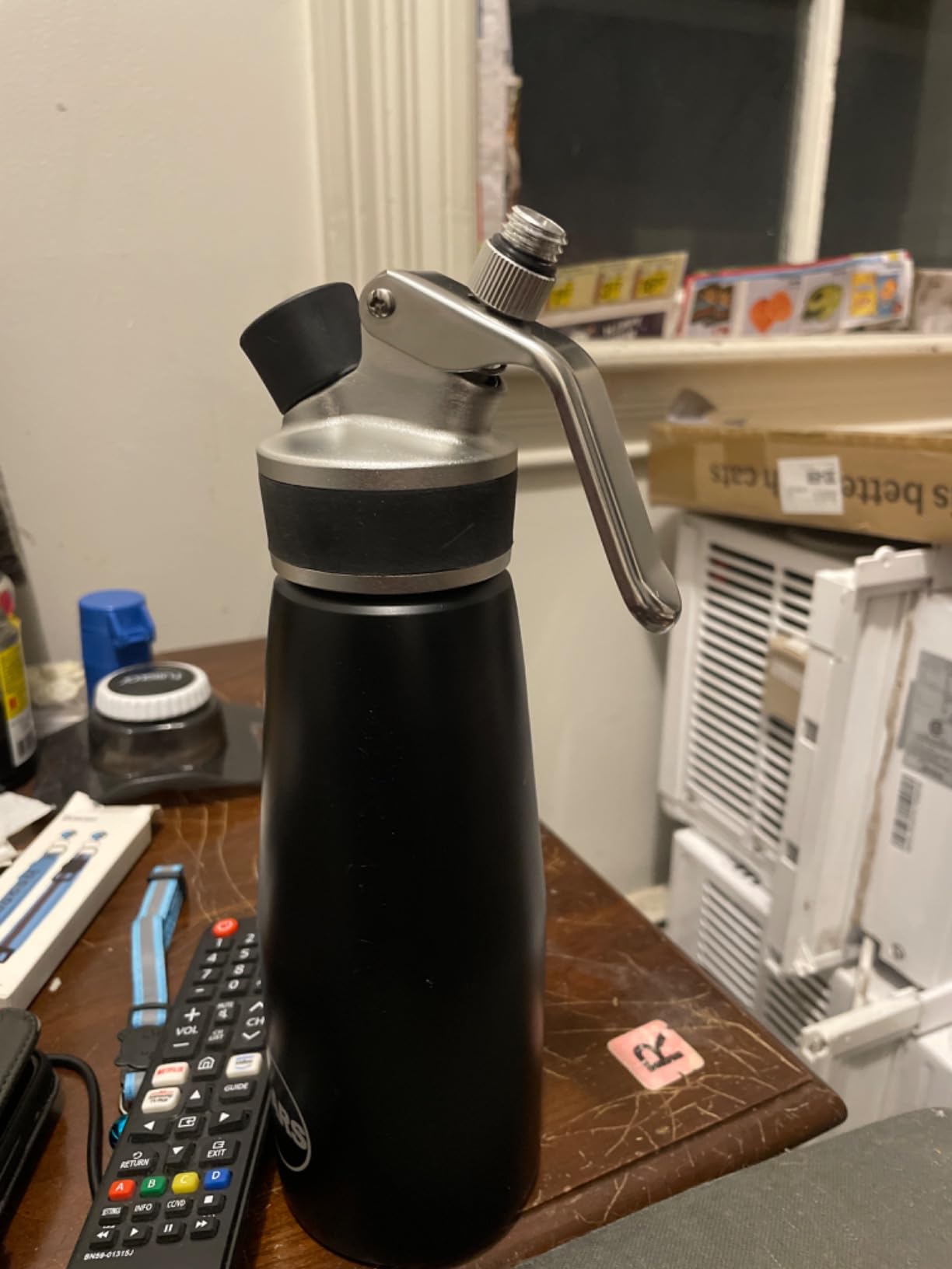 B-ARS Whipped Cream Dispenser 500ml Stainless Steel, Nozzles and Brush | Decorating nozzles, cleaning brush, recipe ebook, stainless steel, desserts and baking, pro use customer photo 2
