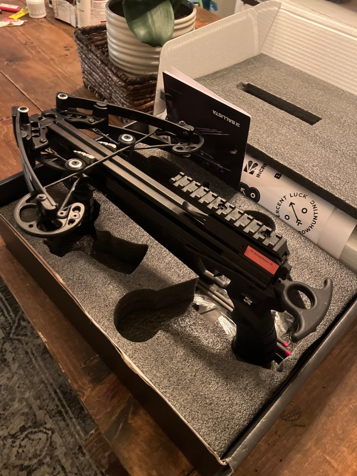 BALLISTA BAT Compound Crossbow for Hunting, Bowfishing and Target, 300 FPS customer photo 2
