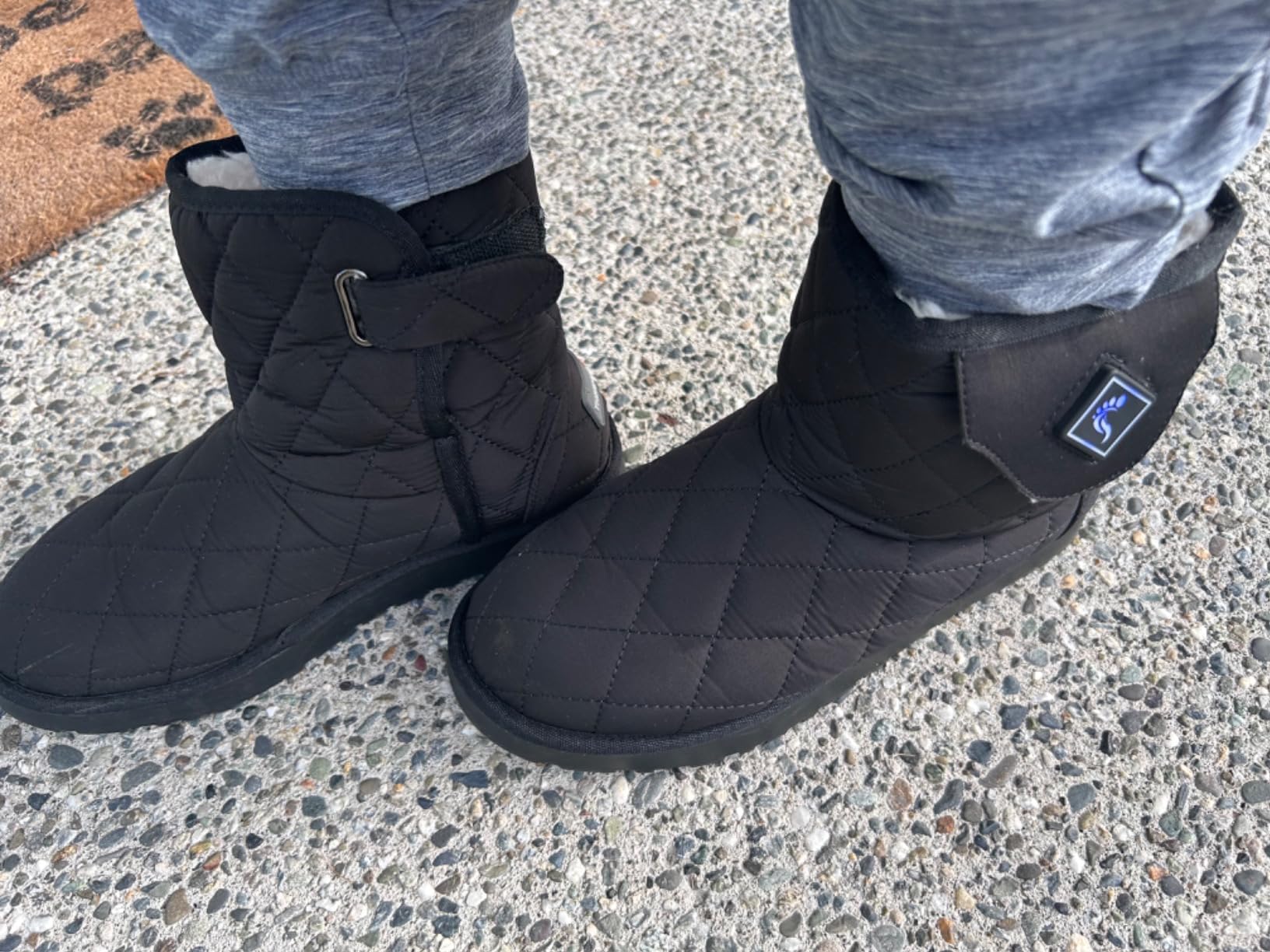 Heated Slipper Boot for Men and Women - Upgraded 2024 Edition Rechargeable Foot Wear with 3 Temperature Settings Keep Feet Warm up to 11 Hours Unisex customer photo 2