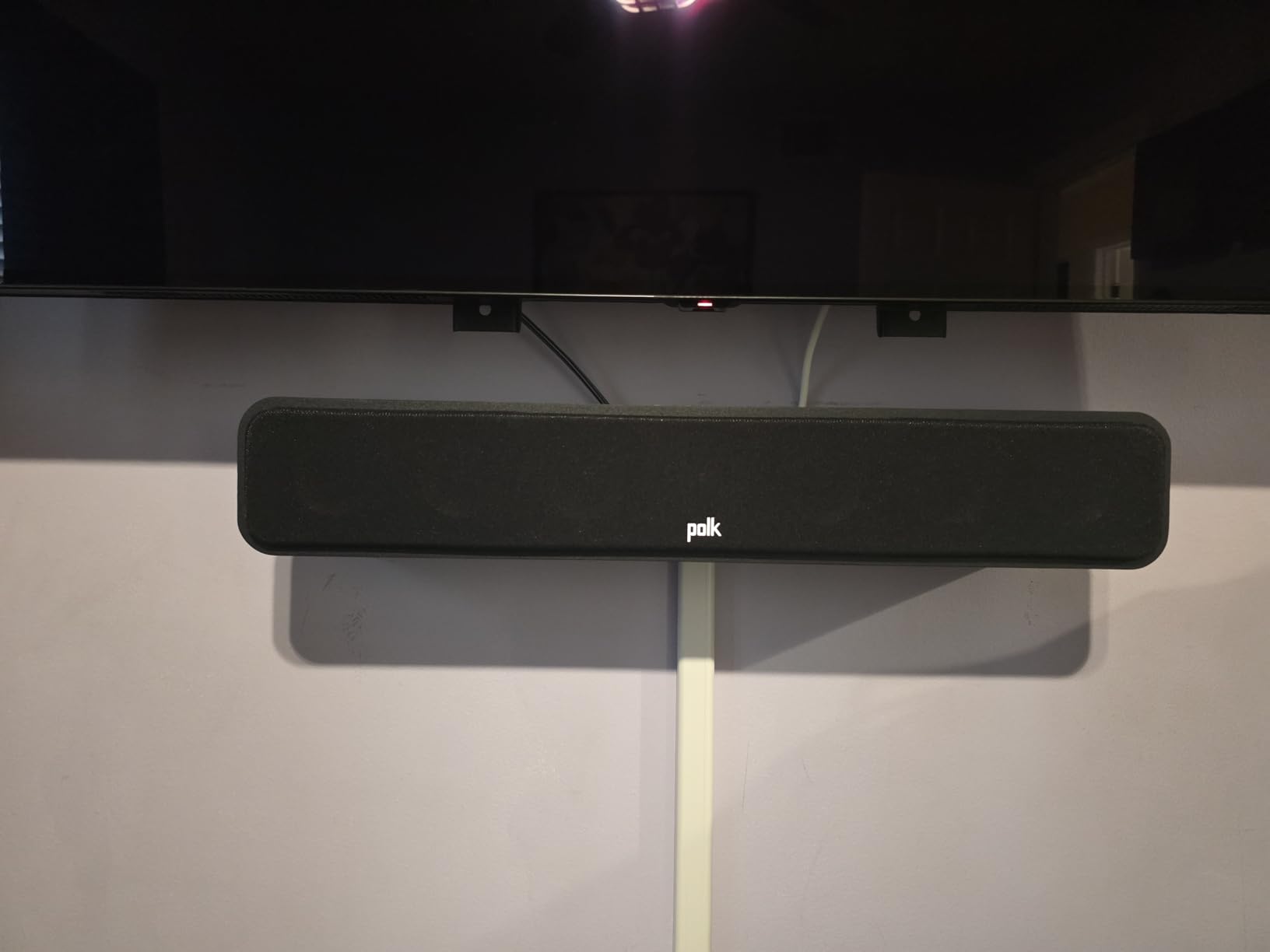 Polk Audio Signature Elite ES35 Slim Center Channel Speaker, Stunning Black customer photo 1