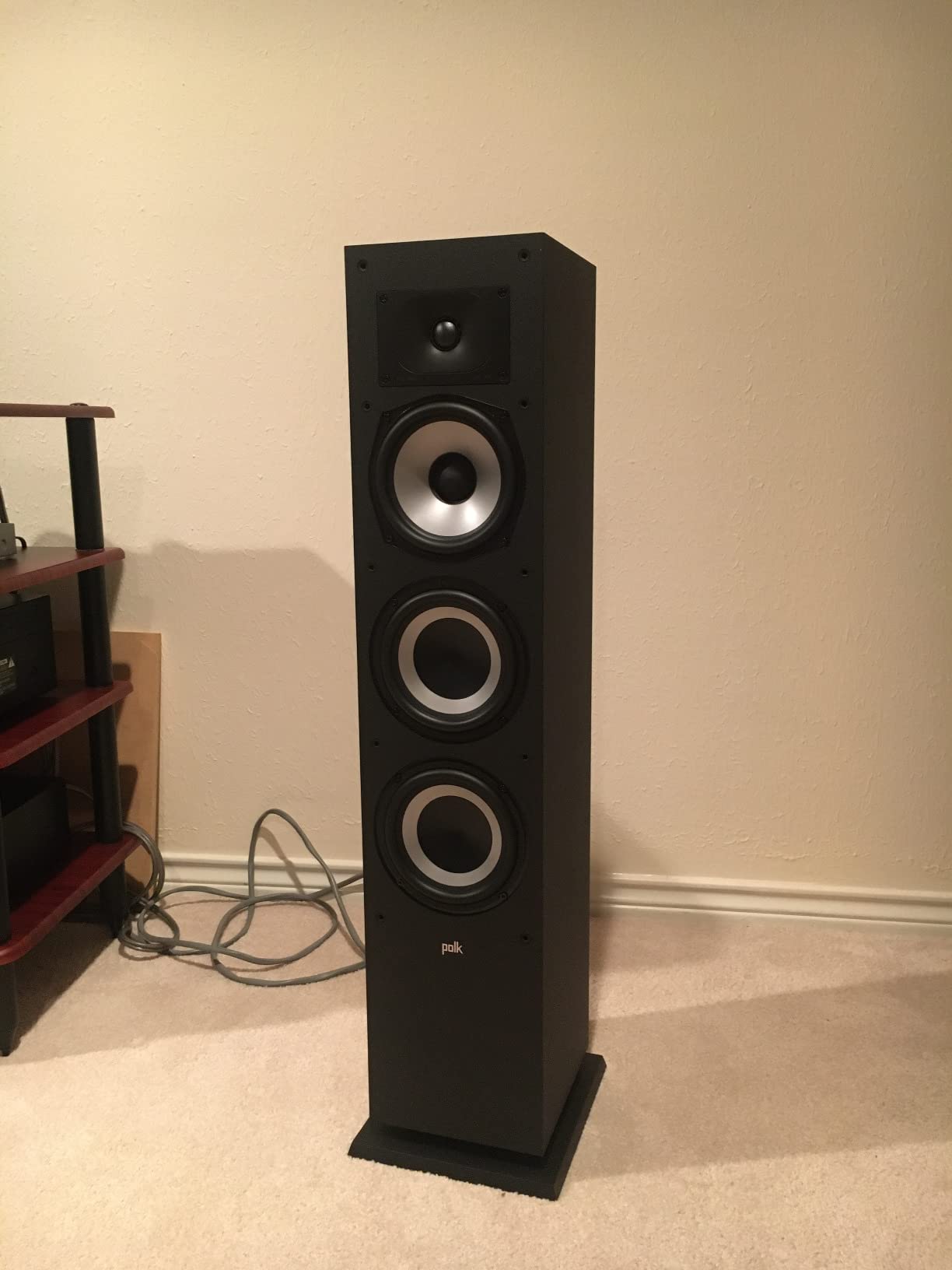 Polk Audio Monitor XT60 Home Theater Tower Speaker (Single, Midnight Black) | Dolby Atmos, DTS:X & Auro 3D Compatible, 1