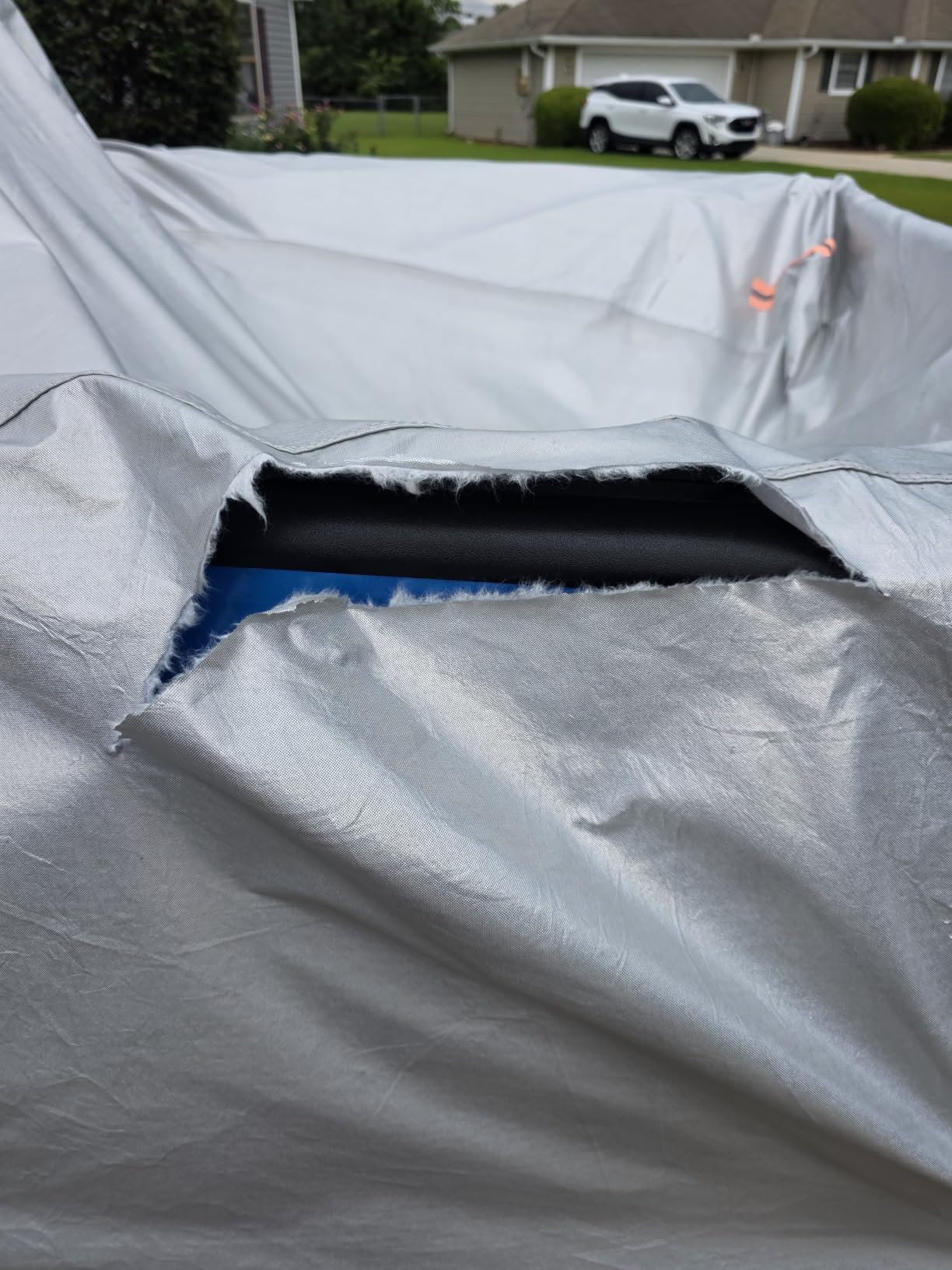 EzyShade Car Cover Waterproof All Weather. Size A4 | Multi-Layer Outdoor Car Covers for Automobiles. Rain Sun Snow UV Dust Protection. Sedan, Hatch, SUV, Truck customer photo 2