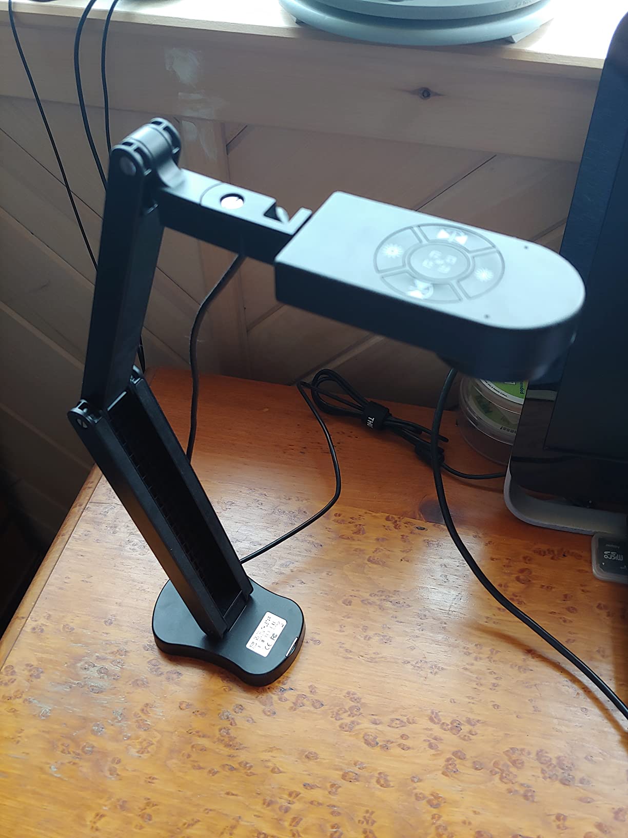 THUSTAR 8MP Document Camera & Webcam 4K with Dual Microphones, USB Visualiser A3-Size, 3-Level LED Lights, Image Invert Function, Fold, for Live Demo, Distance Education -Windows, macOS and Chrome OS customer photo 2