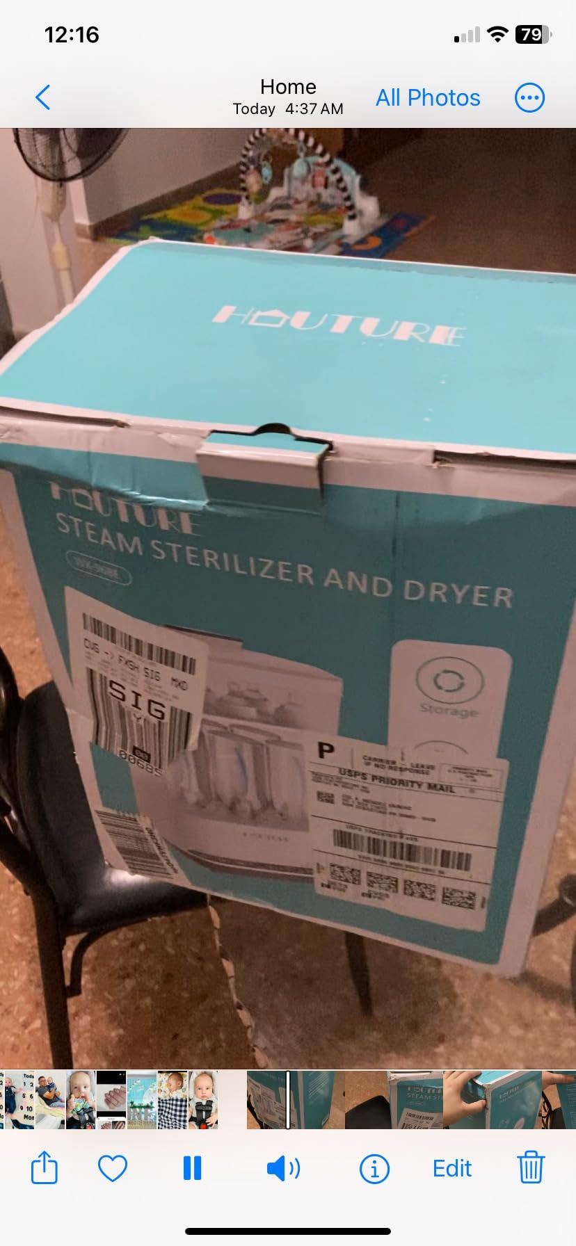 HAUTURE 6-in-1 Baby Bottle Sterilizer and Dryer, Large Capacity | 10 Bottles Capacity, Esterilizador de Biberones, Electric Steam Sanitizer for Baby Bottles, Breast Pump Parts & Pacifiers customer photo 1